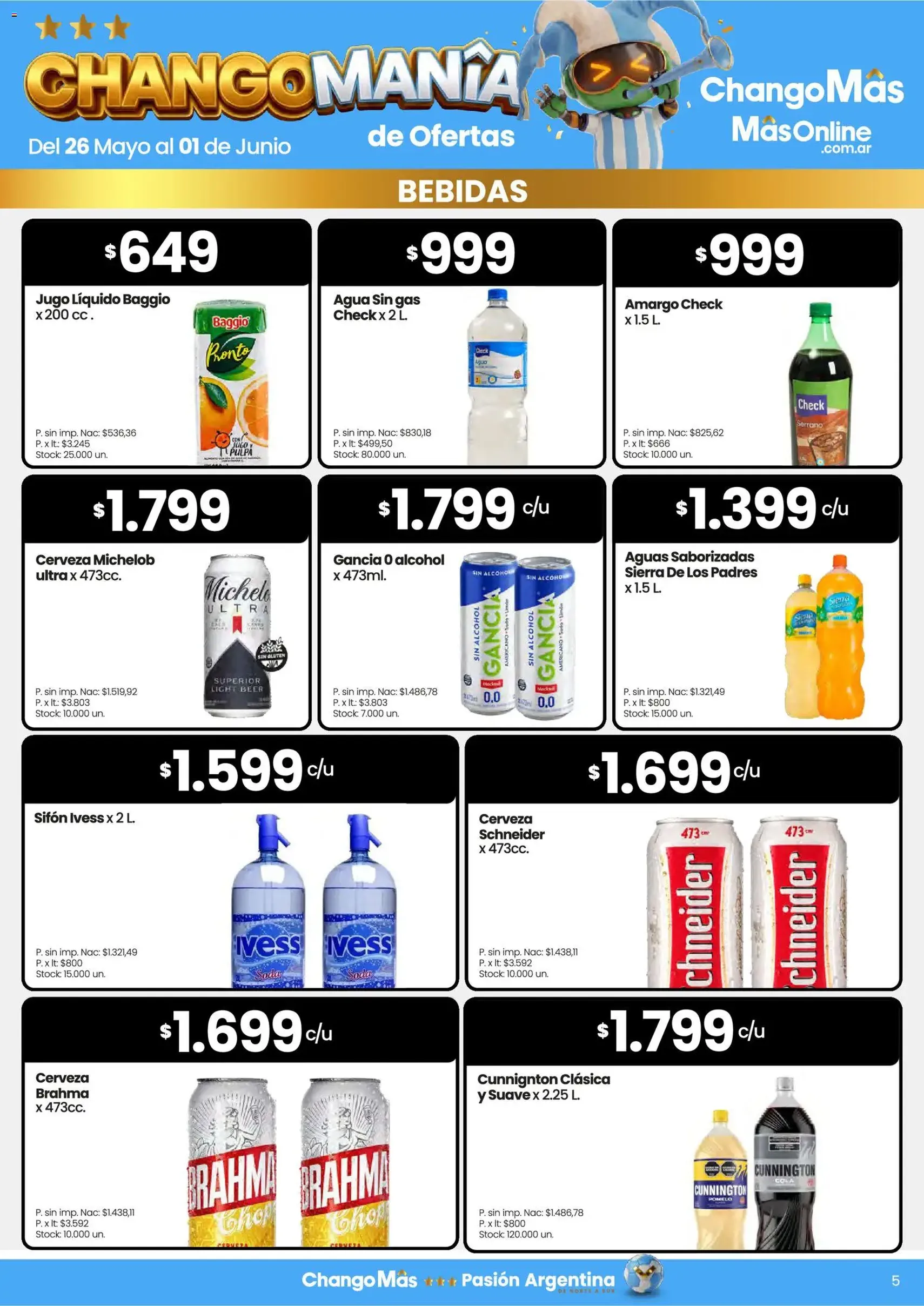 Changomas ofertas - folleto válido desde 26/05/2026 página 5 de 16