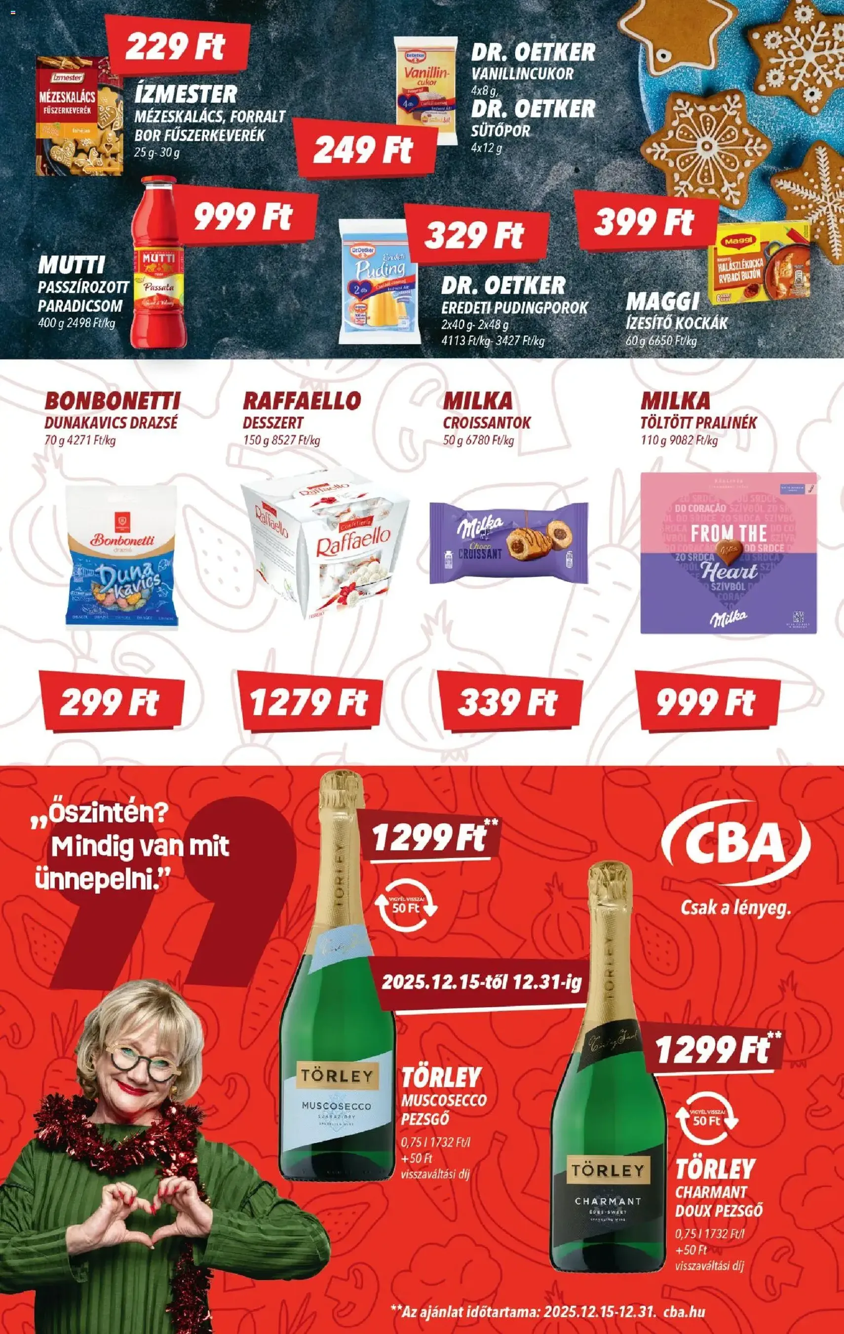 CBA Akciós újság - 2025.12.18. érvényes szórólap 6 oldal 8 oldalból