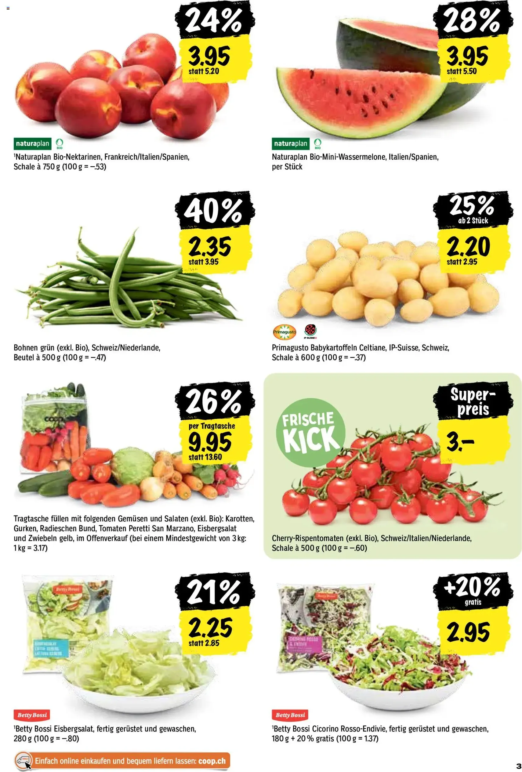 Coop aktionen - Gültiger Prospekt ab 30.07.2026, Seite 3 von insgesamt 24