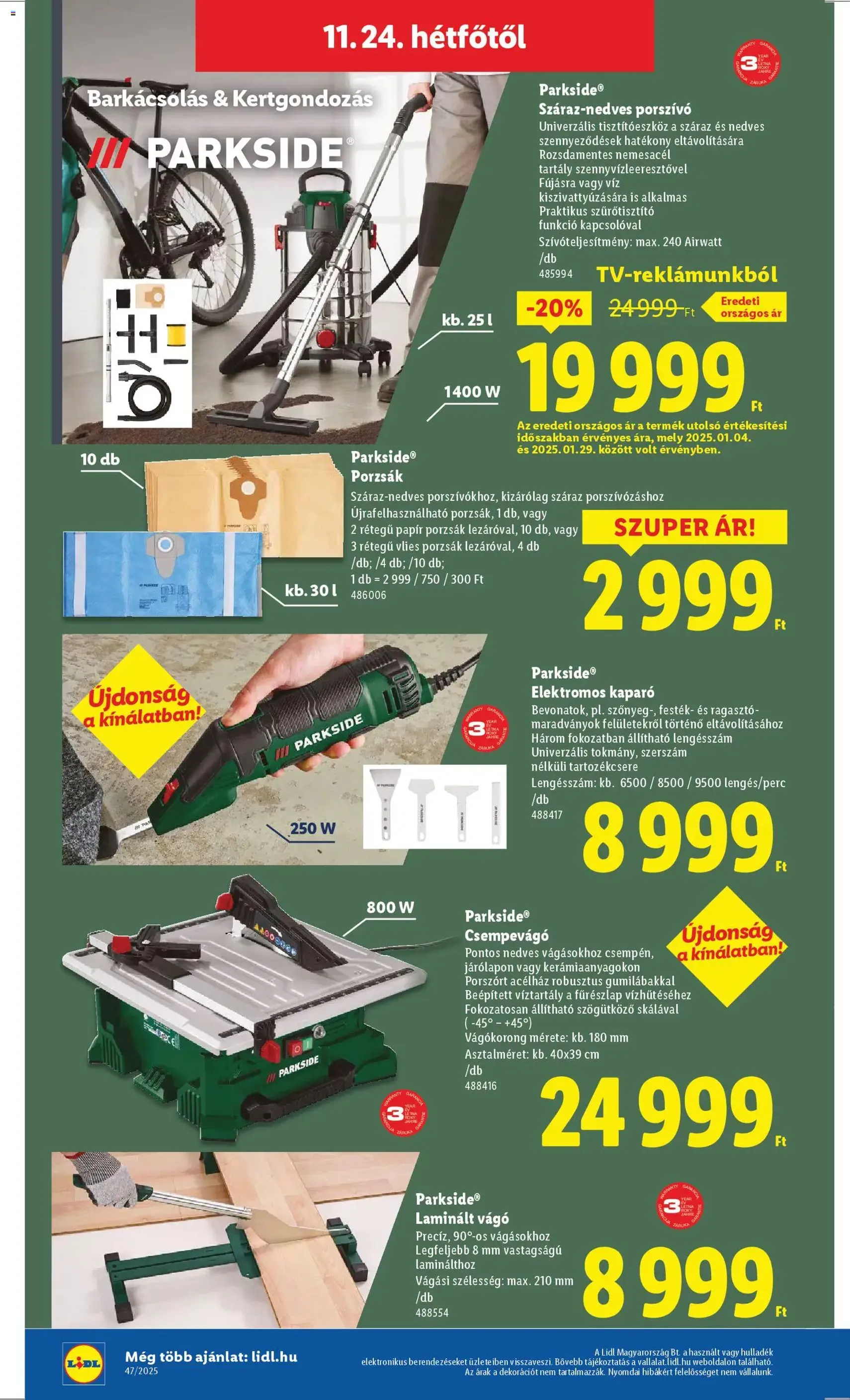 Lidl Black Friday - 2025.11.20. érvényes szórólap 42 oldal 66 oldalból