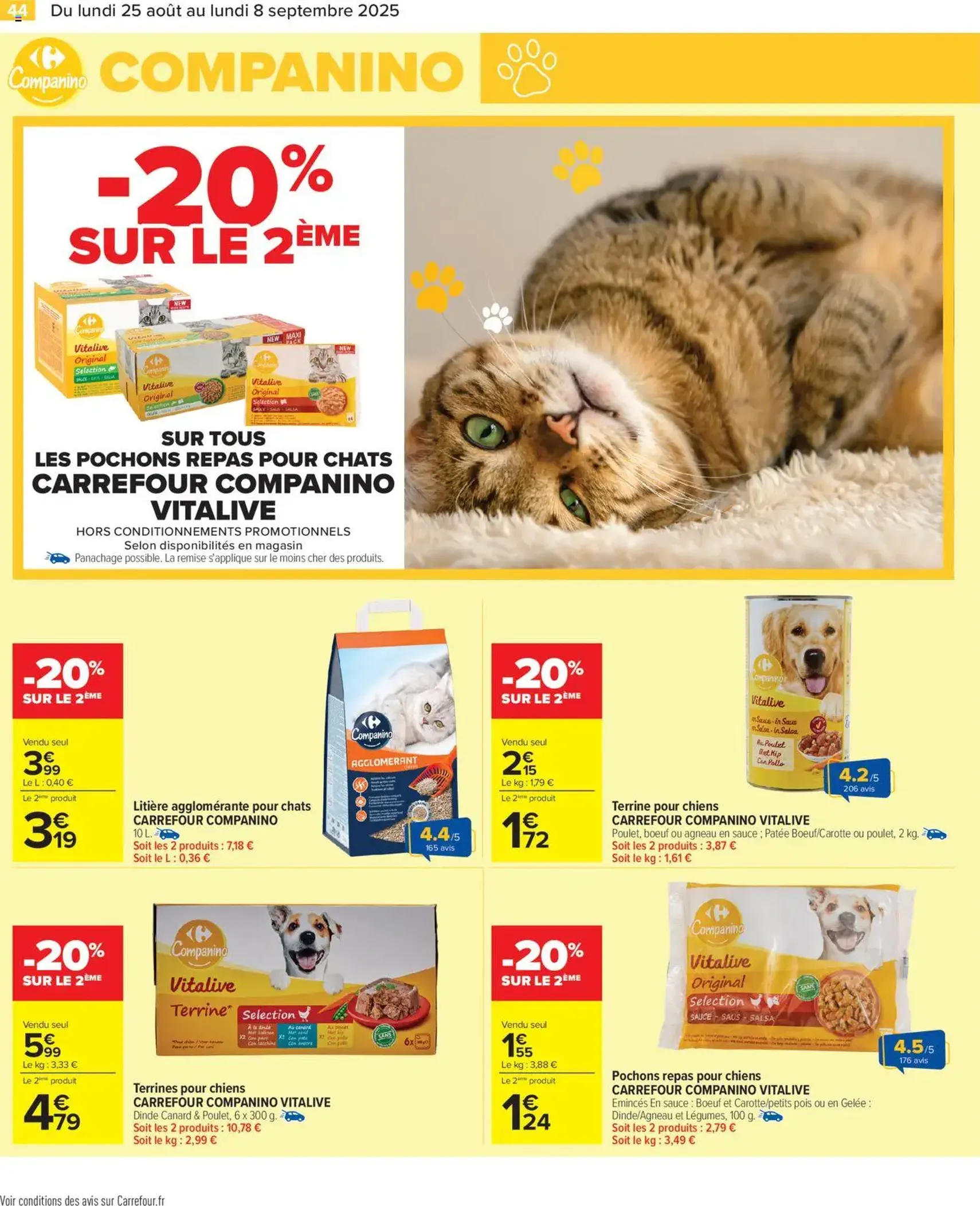 Carrefour catalogue semaine 35 - brochure valable à partir du 25/08/2025, page 46 sur 72 Carrefour catalogue semaine 35 - brochure valable à partir du 25/08/2025, page 46 sur 72