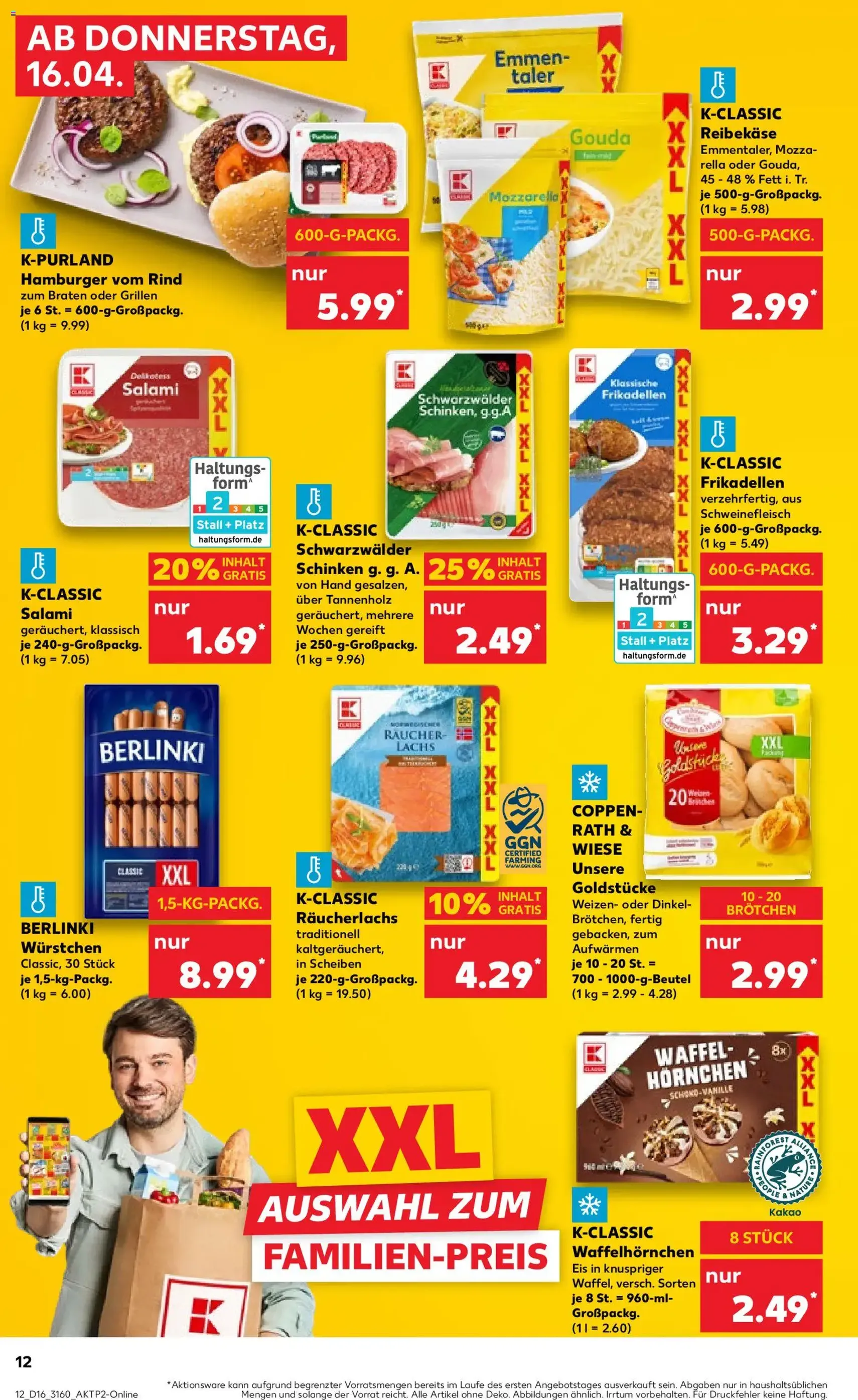 Kaufland Prospekt - Gültiger Prospekt ab 16.04.2026, Seite 12 von insgesamt 58