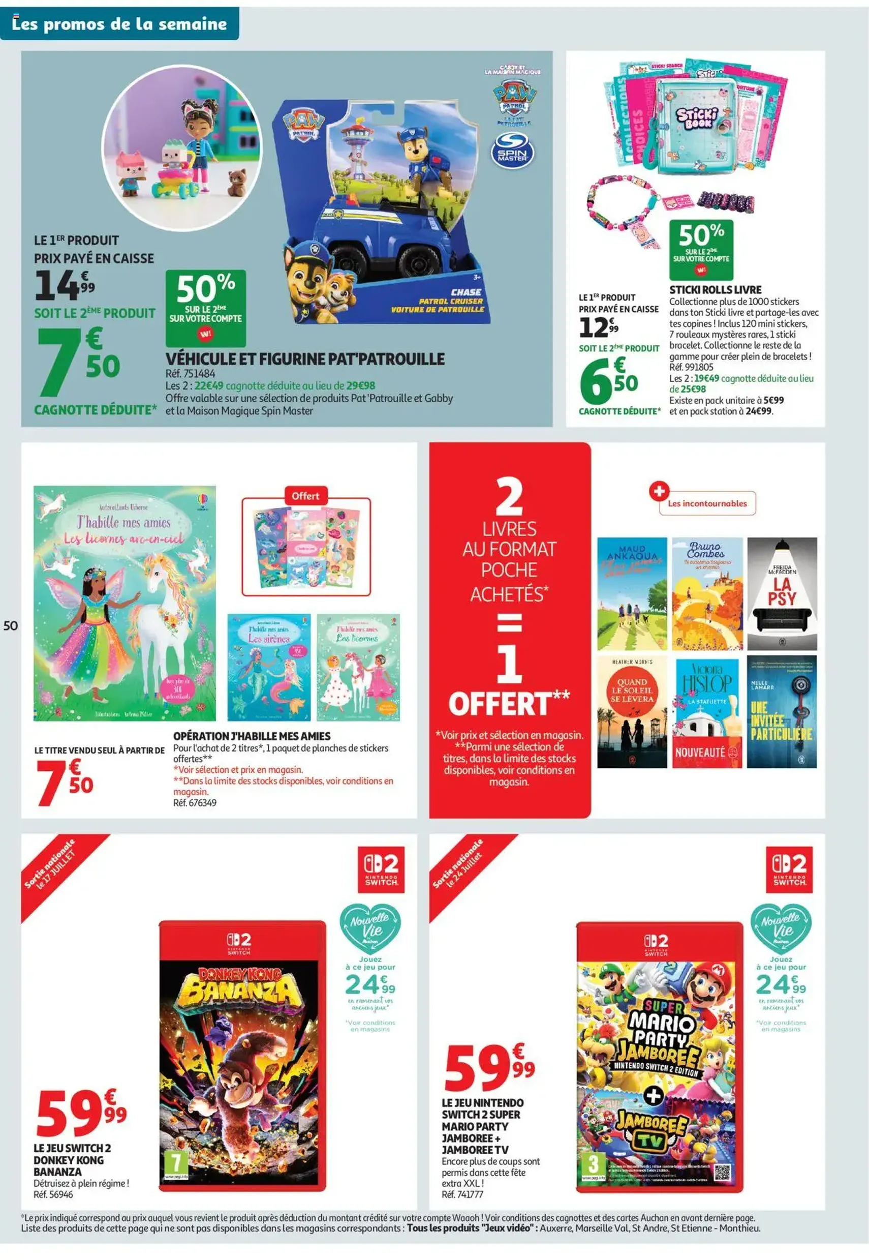 Auchan prospectus - brochure valable à partir du 16/07/2025, page 50 sur 58 Auchan prospectus - brochure valable à partir du 16/07/2025, page 50 sur 58