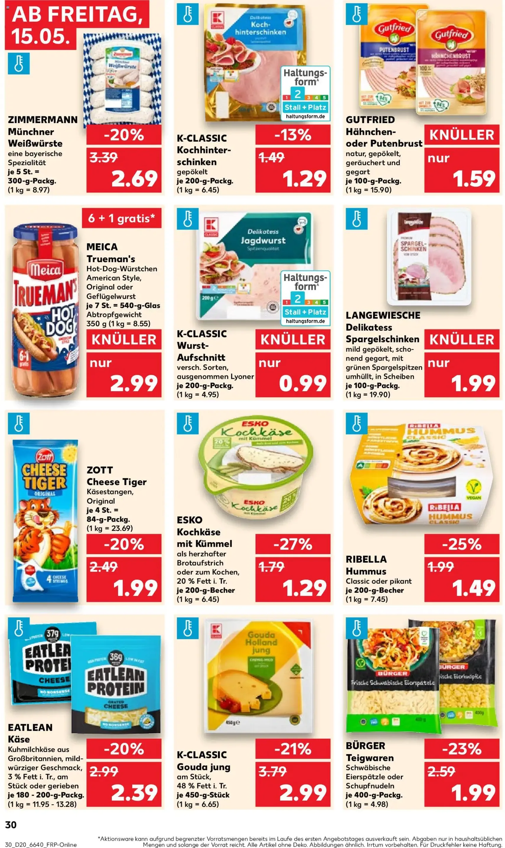 Kaufland Prospekt - Gültiger Prospekt ab 15.05.2026, Seite 30 von insgesamt 54