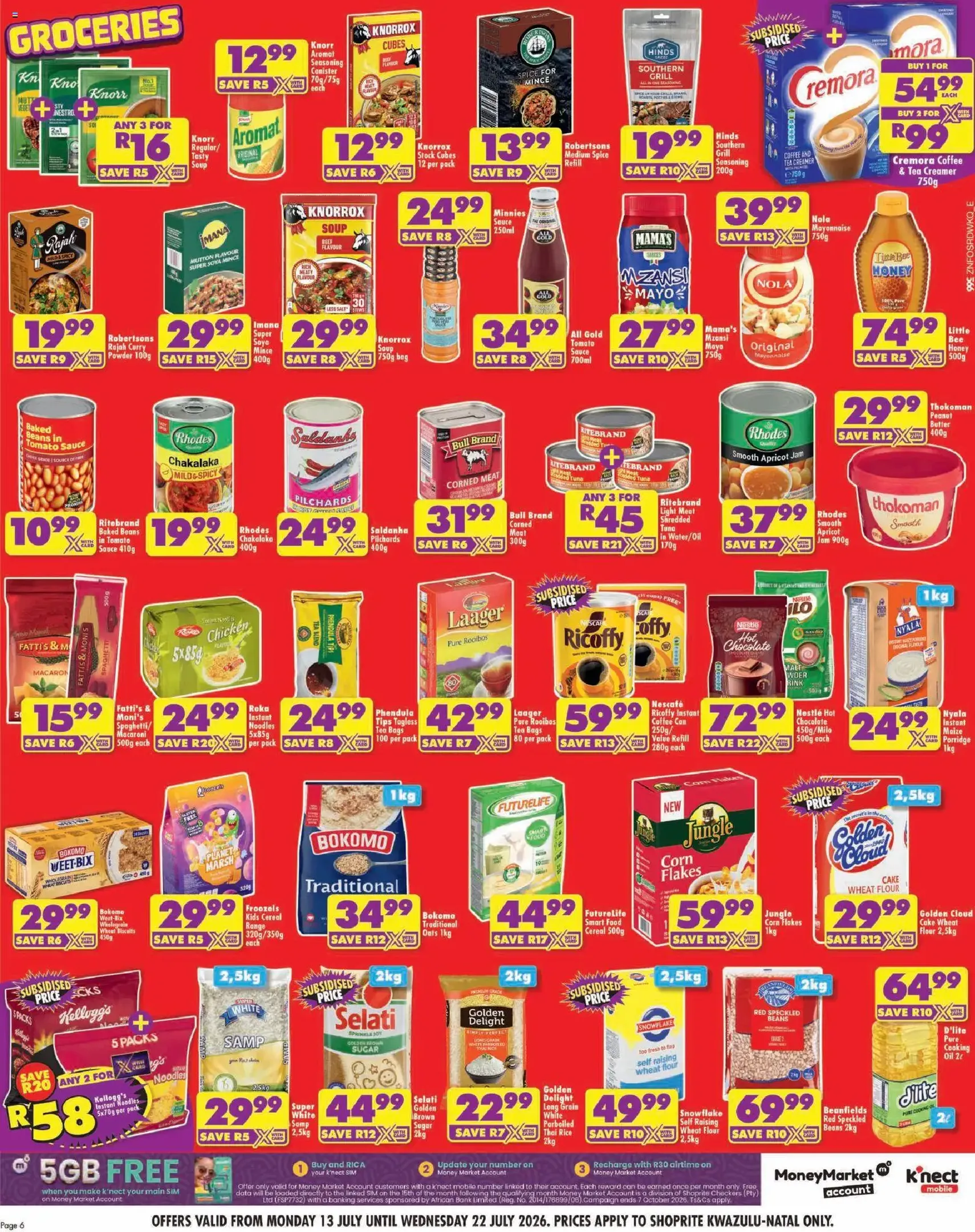 Shoprite Specials - valid flyer from 13/07/2026, page 6 of 8