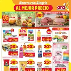 Vista previa del folleto Ara - Ahorra con precios bajos y ofertas en la canasta familiar válido desde 26/02/2026