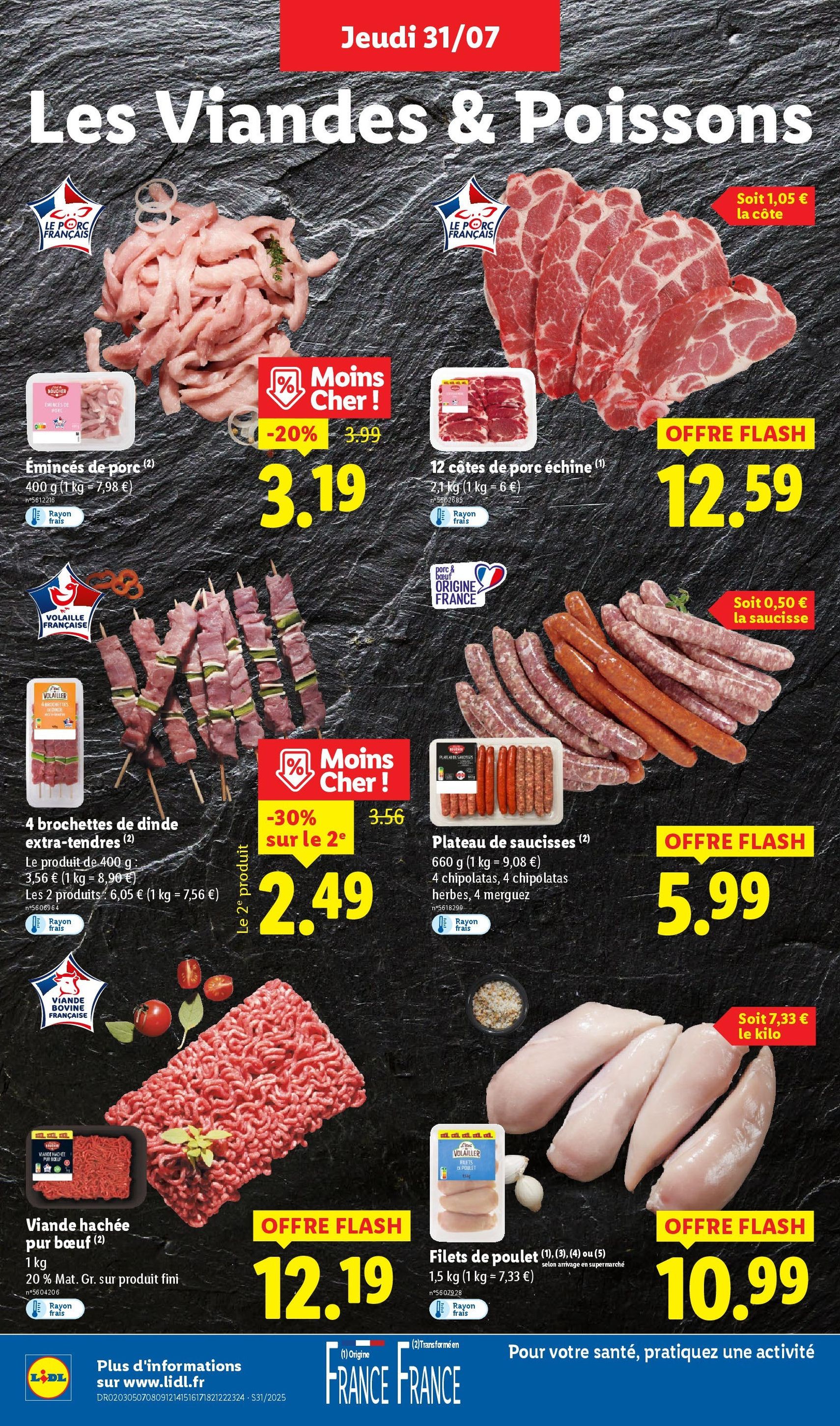 LIDL catalogue semaine 30 - brochure valable à partir du 31/07/2025, page 6 sur 73 LIDL catalogue semaine 30 - brochure valable à partir du 31/07/2025, page 6 sur 73