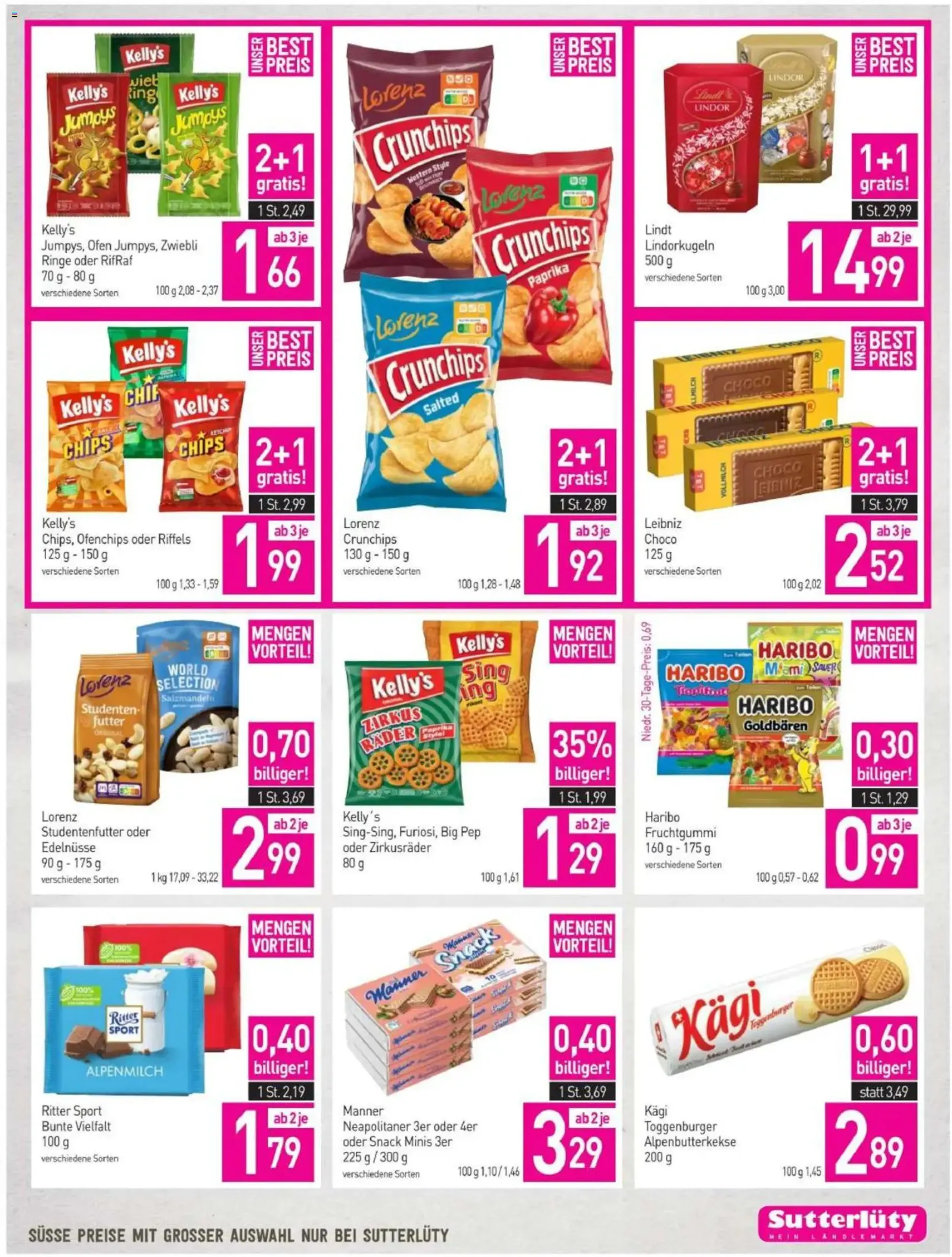Sutterlüty Flugblatt - Gültiger Prospekt ab 26.03.2026, Seite 19 von insgesamt 24