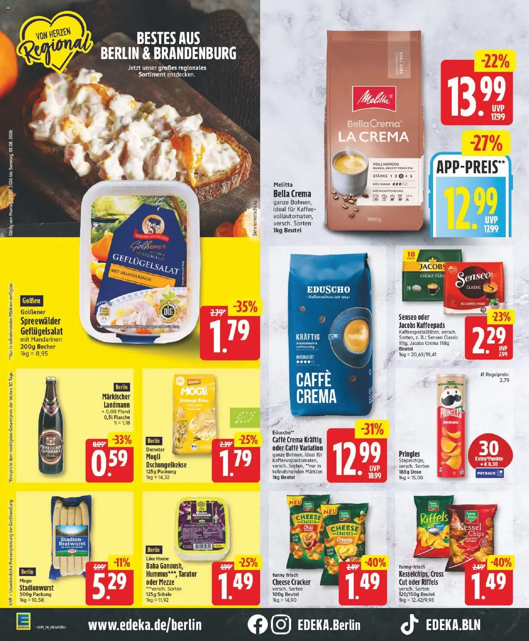 Edeka Prospekt - Gültiger Prospekt ab 27.07.2026, Seite 14 von insgesamt 28