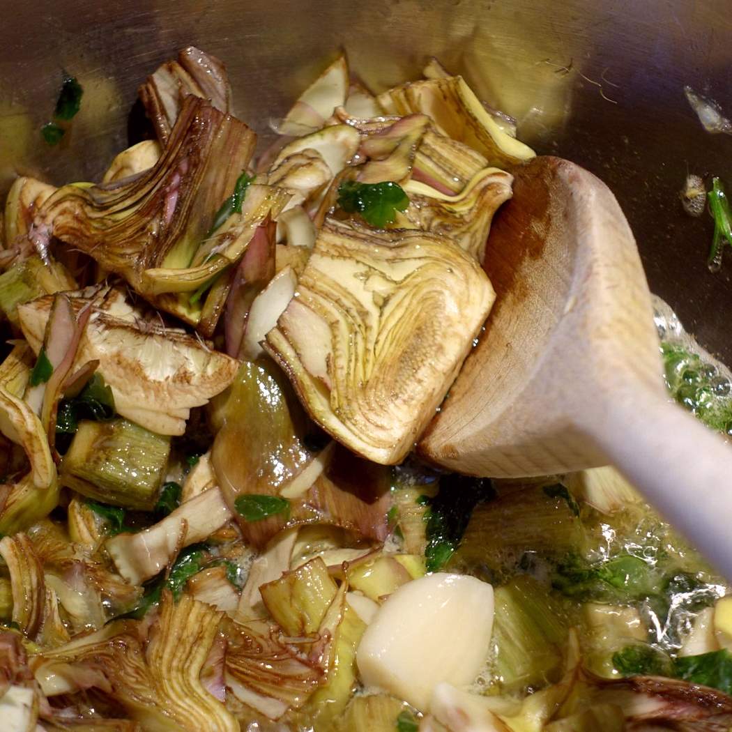 Sugo di Carciofi in Bianco