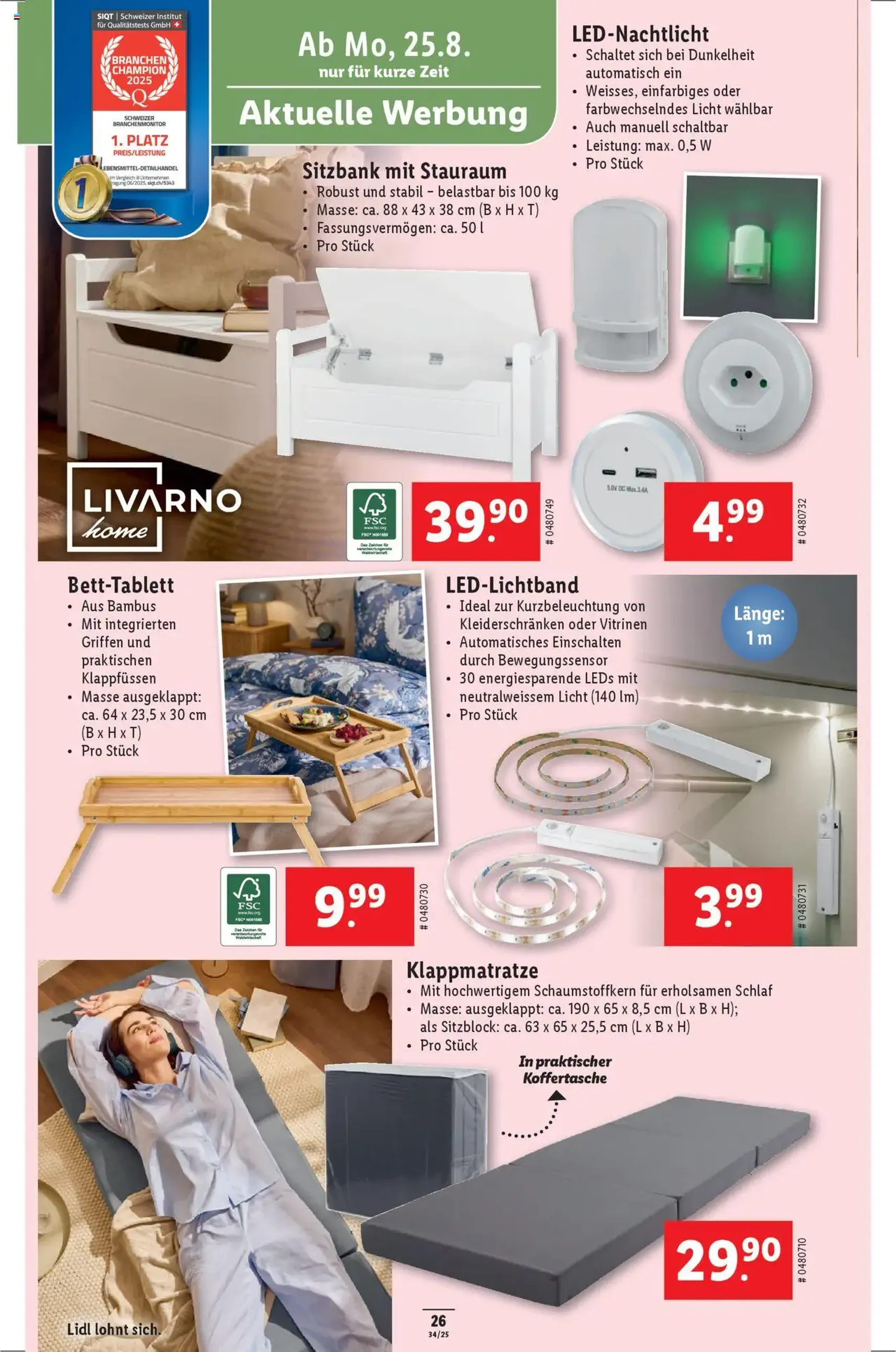 Lidl Aktionen - Gültiger Prospekt ab 21.08.2025, Seite 28 von insgesamt 34