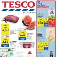 Tesco Hypermarket - leták - náhľad letáku platný od 30.07.2025