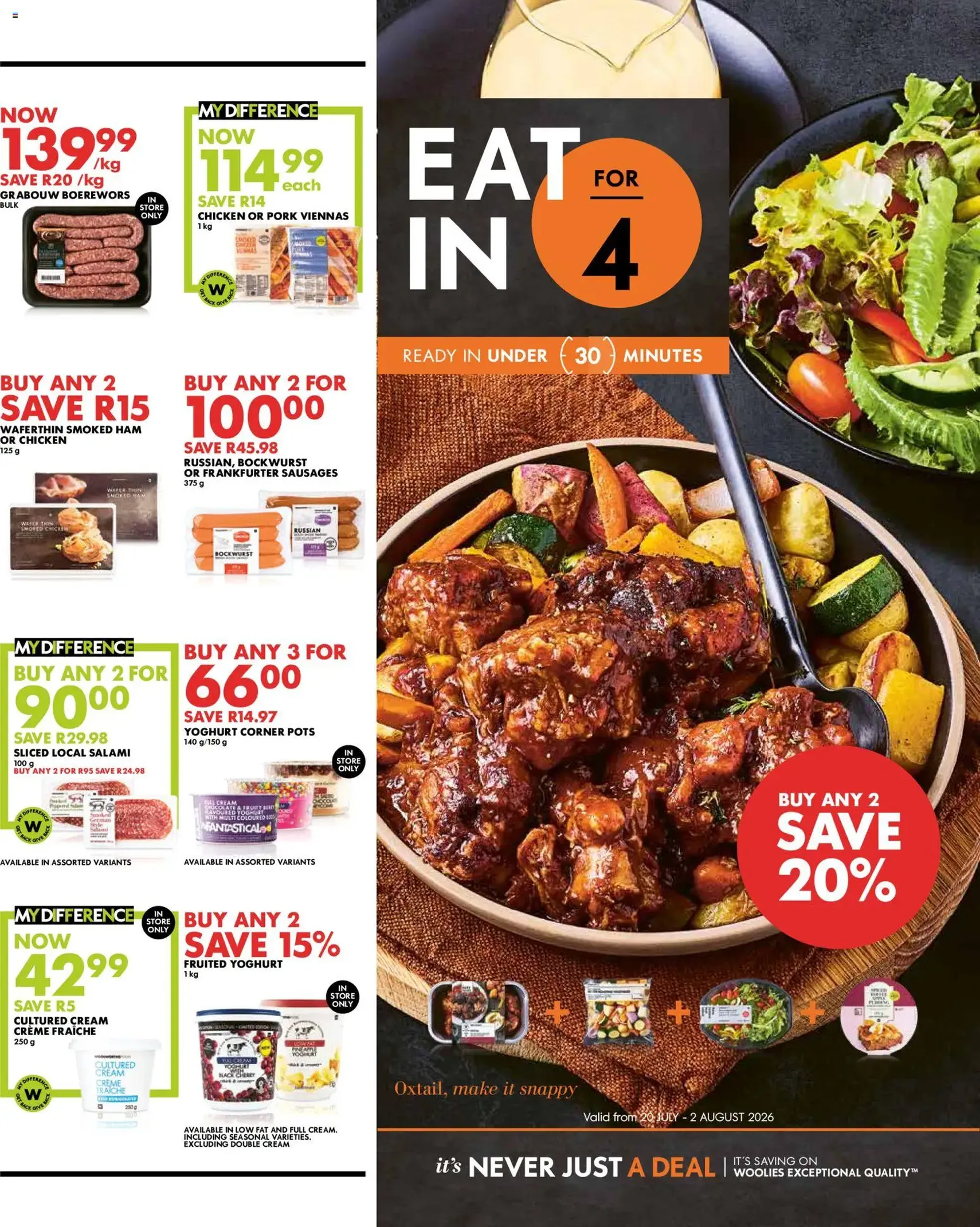 Woolworths Specials - valid flyer from 20/07/2026, page 4 of 12