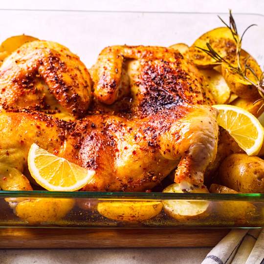 Anteprima ricetta Pollo arrosto al burro