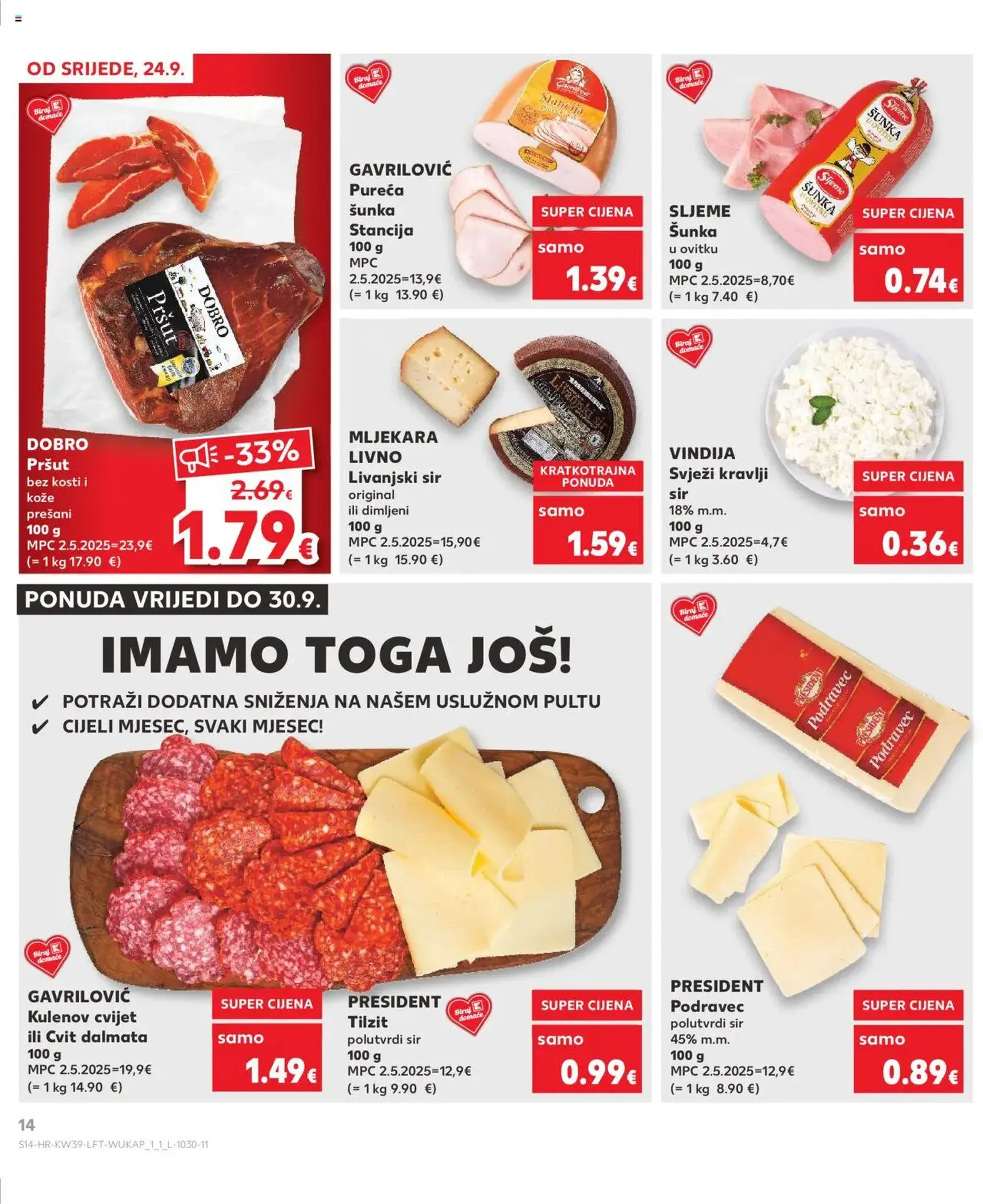 Kaufland HR - Osijek - 2025.09.24. érvényes szórólap 14 oldal 32 oldalból