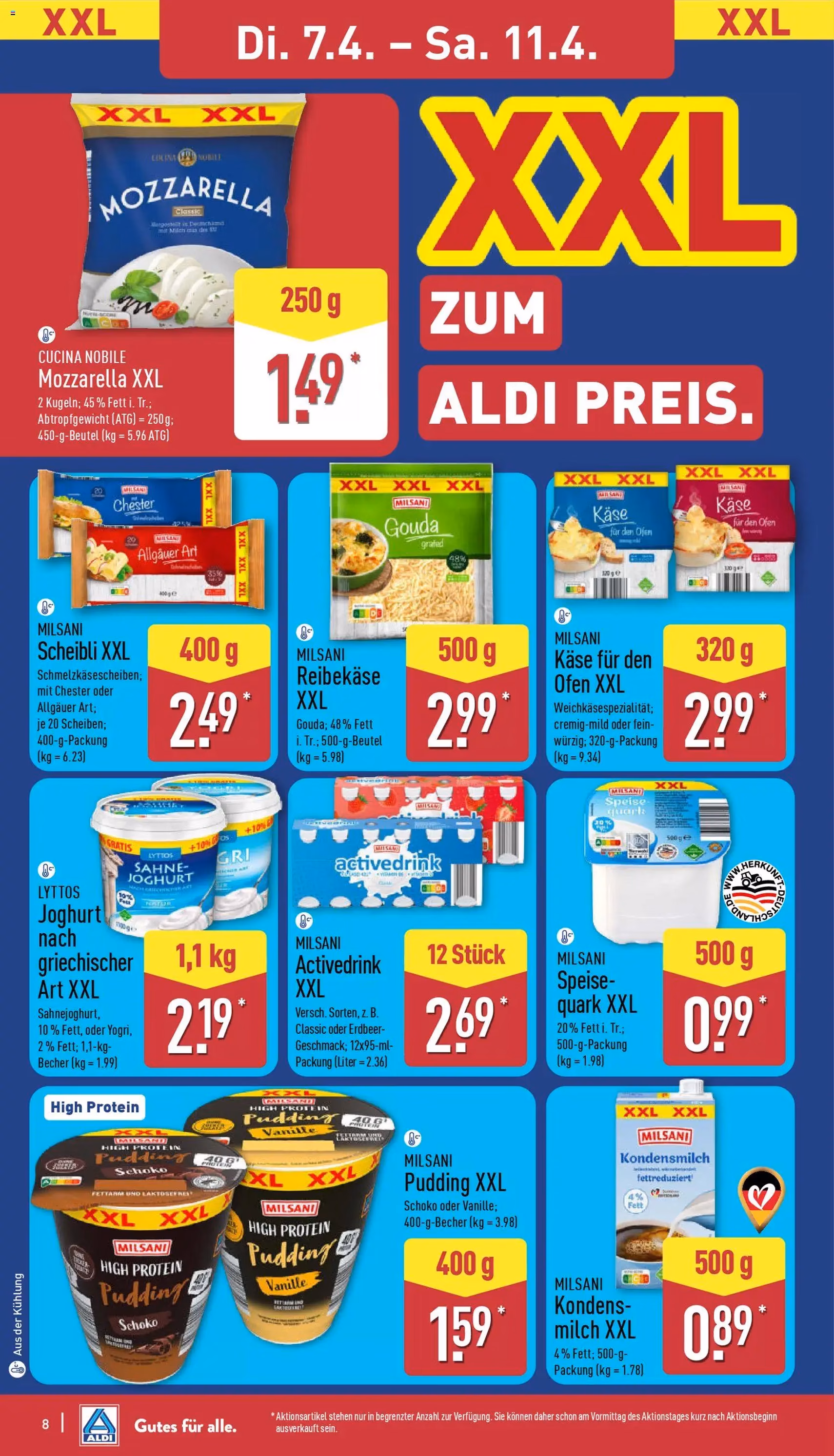 Aldi Prospekt - Gültiger Prospekt ab 07.04.2026, Seite 8 von insgesamt 39