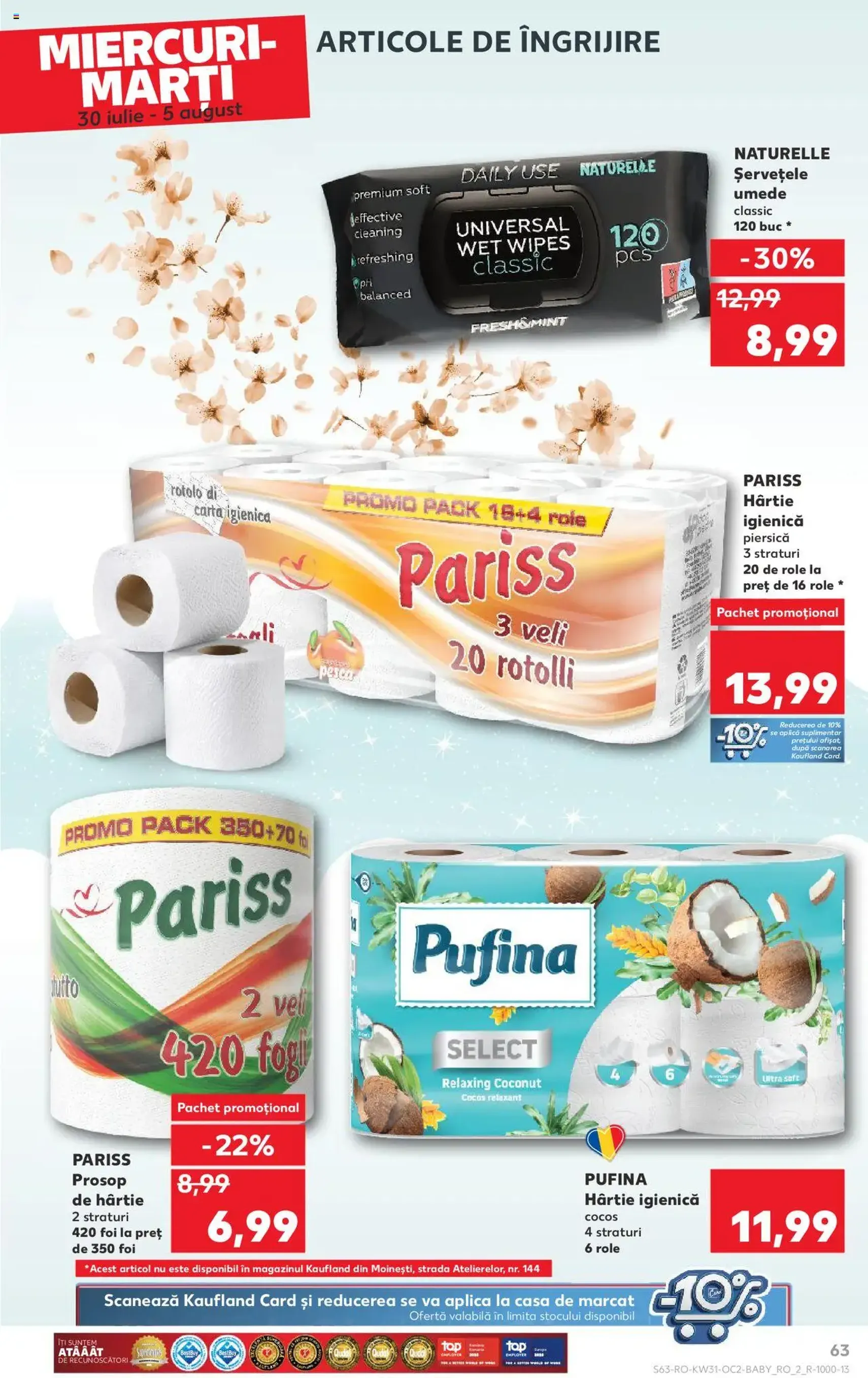 Kaufland RO - București - 2025.07.30. érvényes szórólap 63 oldal 68 oldalból Kaufland RO - București - 2025.07.30. érvényes szórólap 63 oldal 68 oldalból