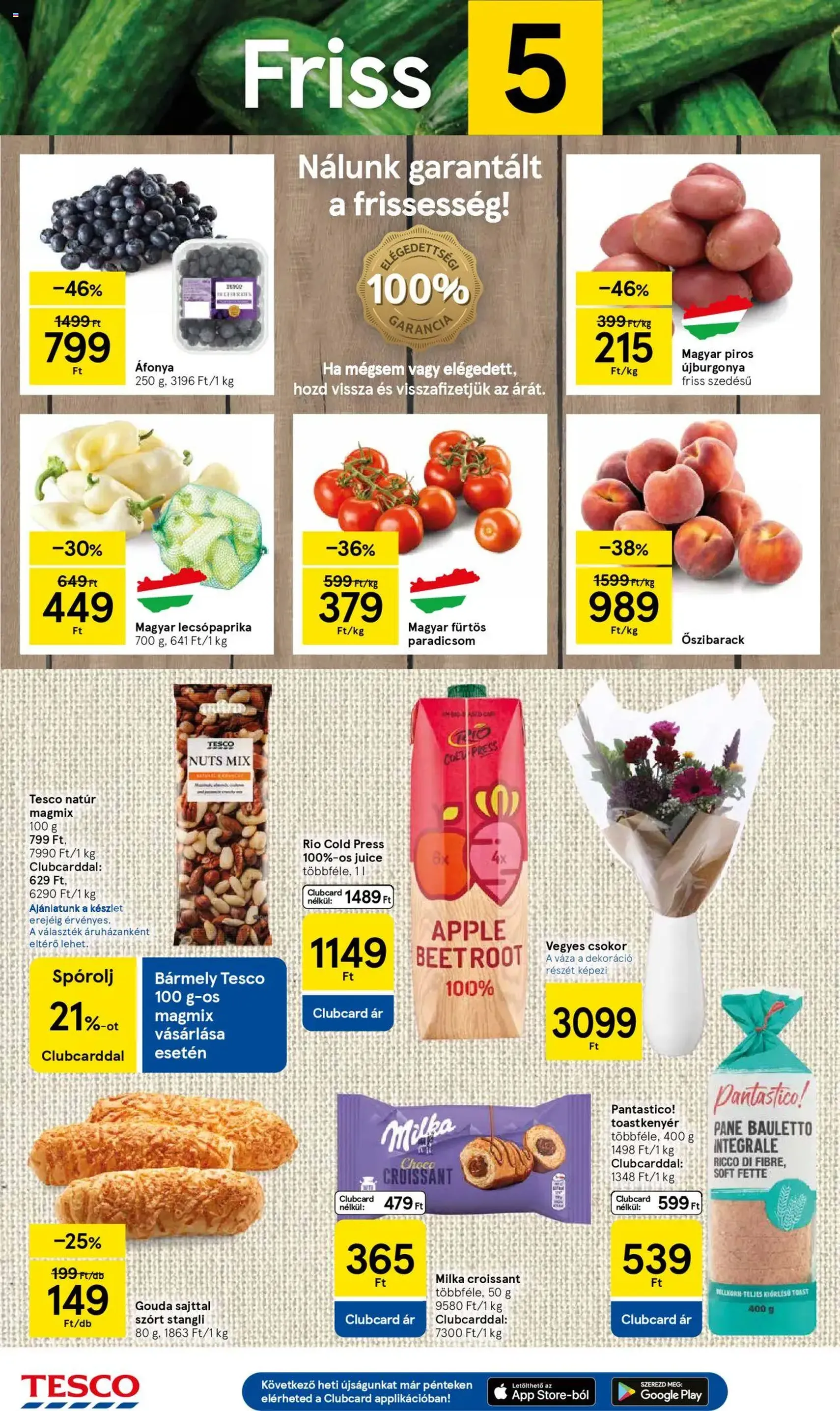 Tesco Hipermarket - Akciós újság - 2025.08.07. érvényes szórólap 2 oldal 32 oldalból Tesco Hipermarket - Akciós újság - 2025.08.07. érvényes szórólap 2 oldal 32 oldalból