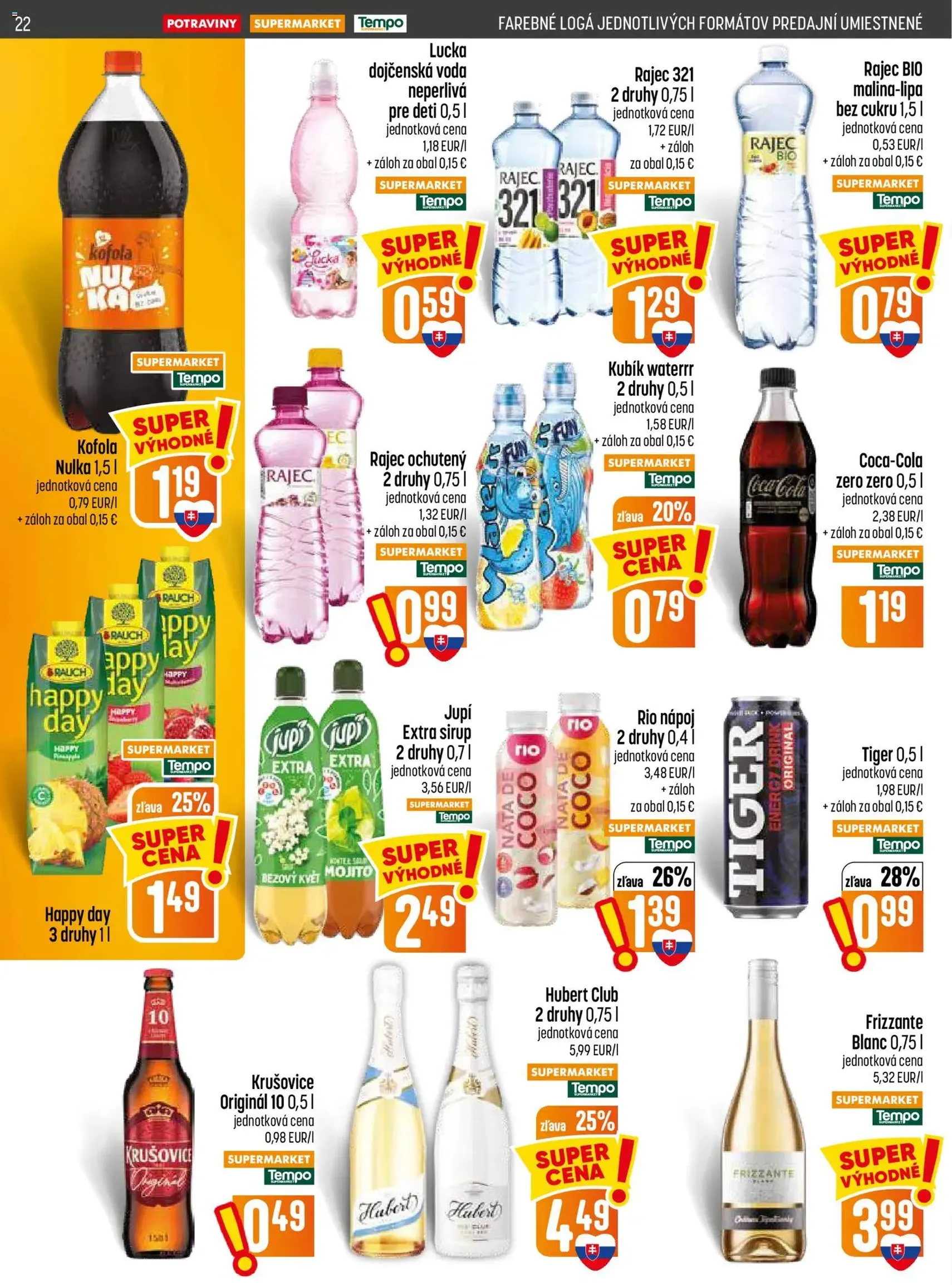 COOP Jednota leták - platný leták od 30.07.2026 strana 22 z 28