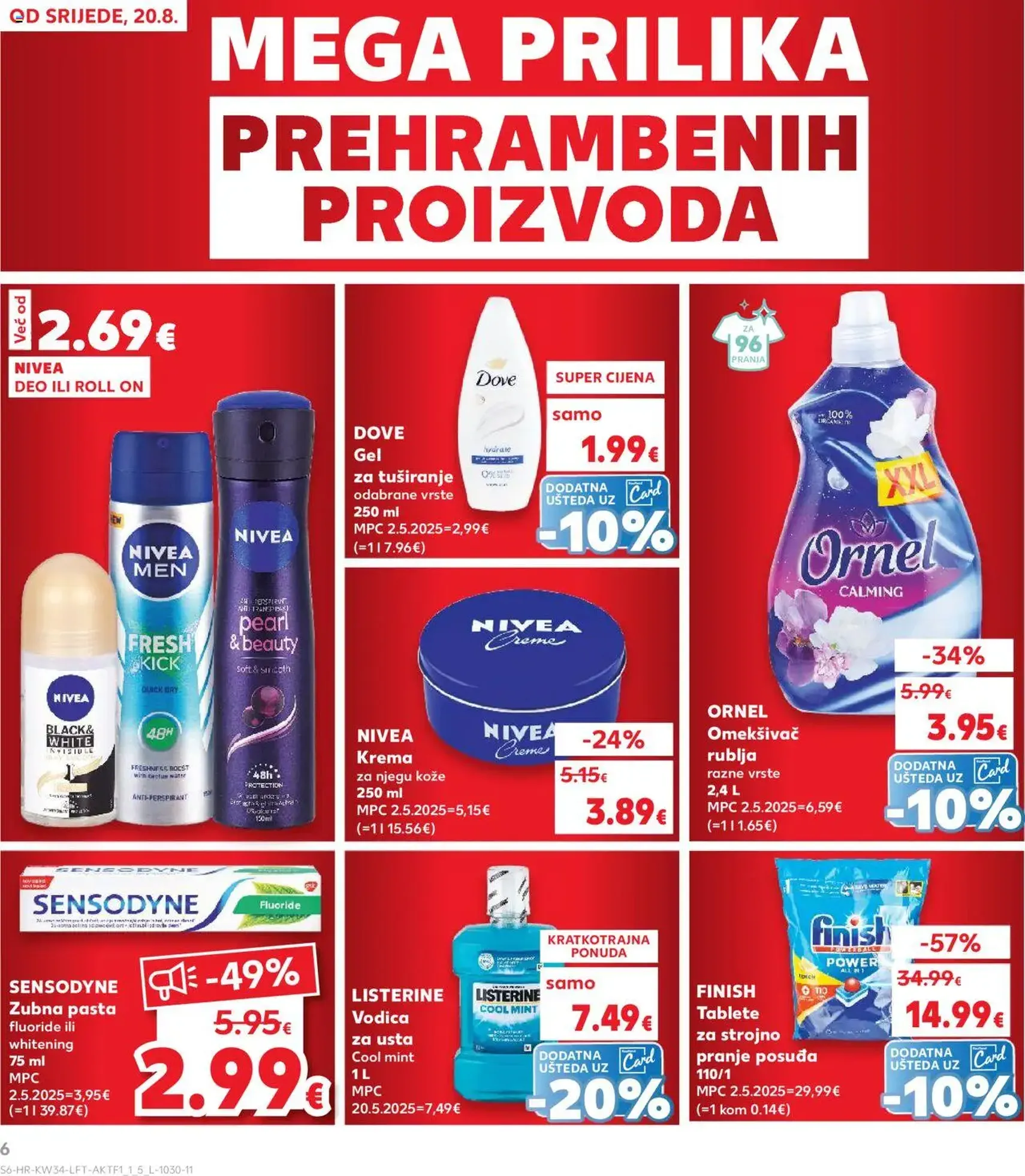 Kaufland HR - Split-Ravne njive - 2025.08.20. érvényes szórólap 6 oldal 32 oldalból