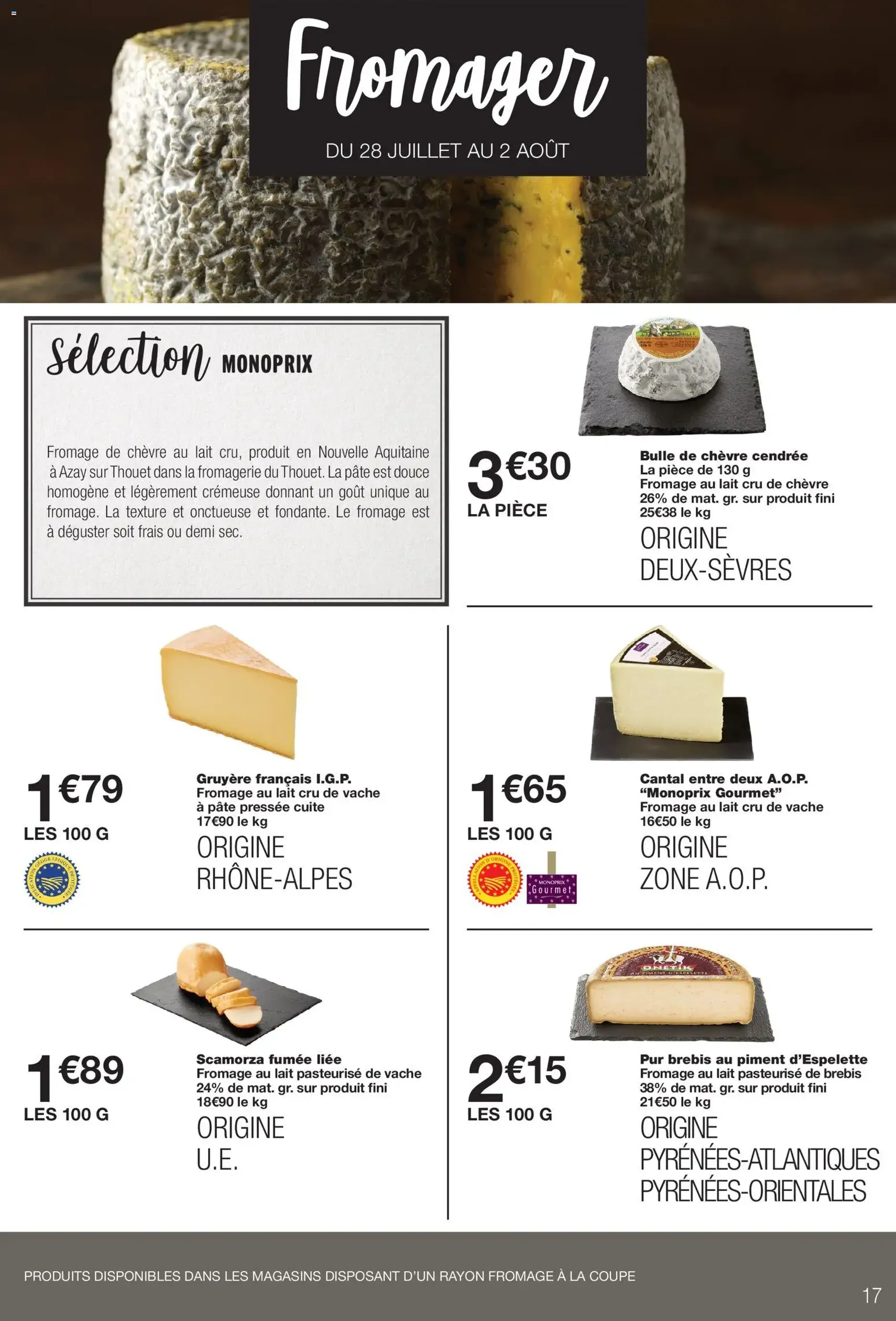 Monoprix catalogue - brochure valable à partir du 28/07/2026, page 17 sur 52