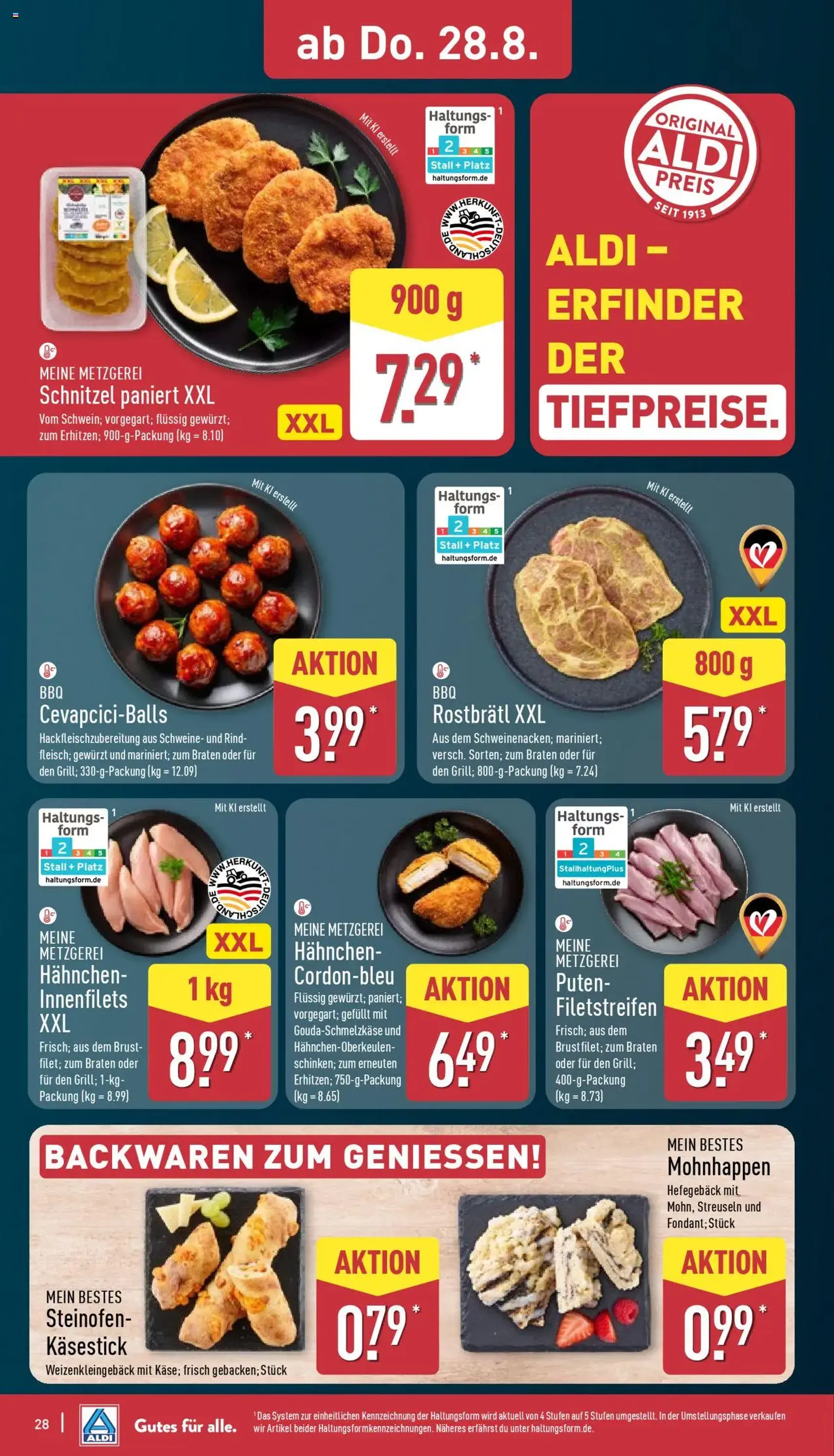 Aldi Prospekt - Gültiger Prospekt ab 25.08.2025, Seite 28 von insgesamt 45 Aldi Prospekt - Gültiger Prospekt ab 25.08.2025, Seite 28 von insgesamt 45