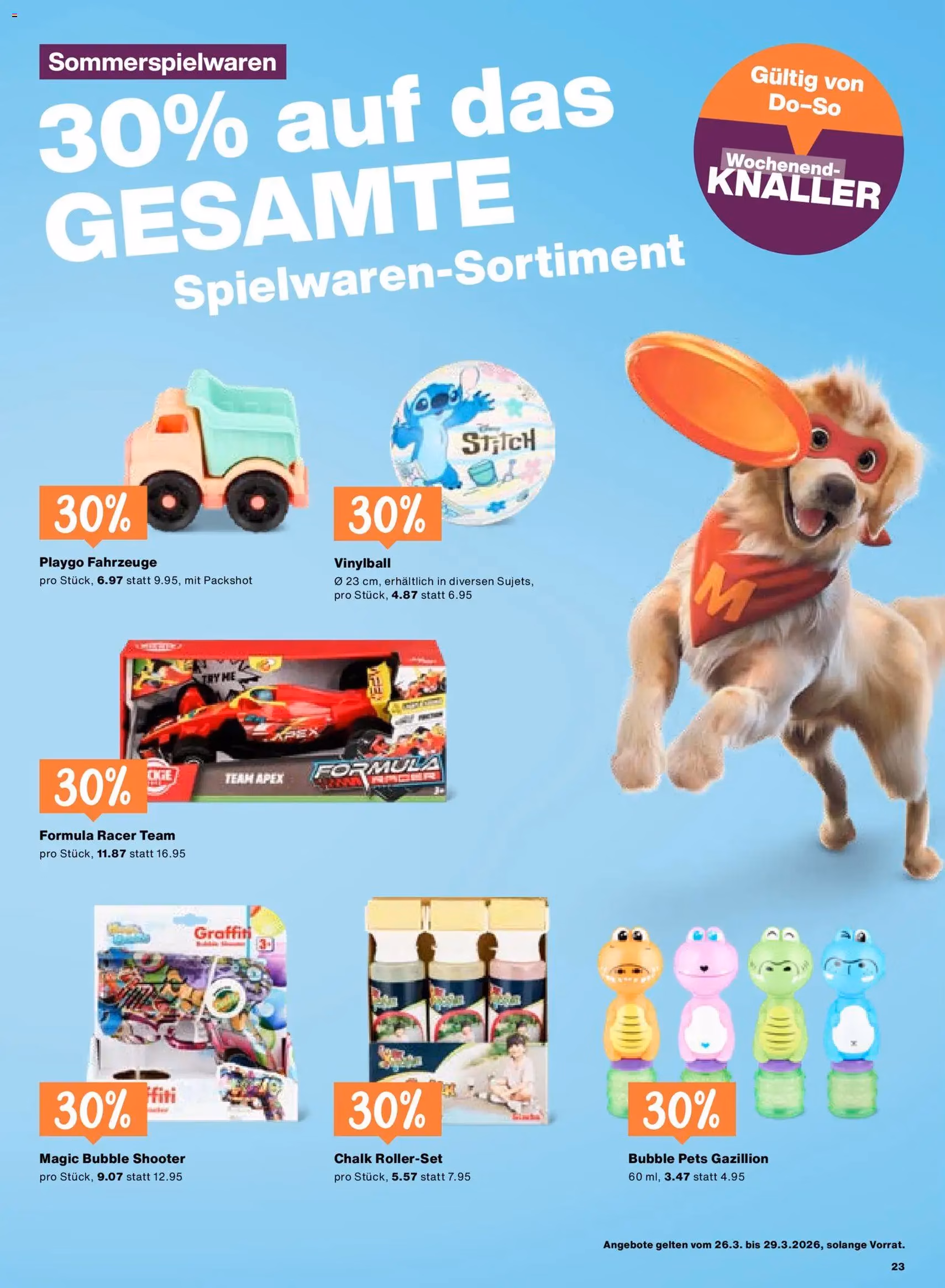 Migros aktionen - Gültiger Prospekt ab 26.03.2026, Seite 23 von insgesamt 24