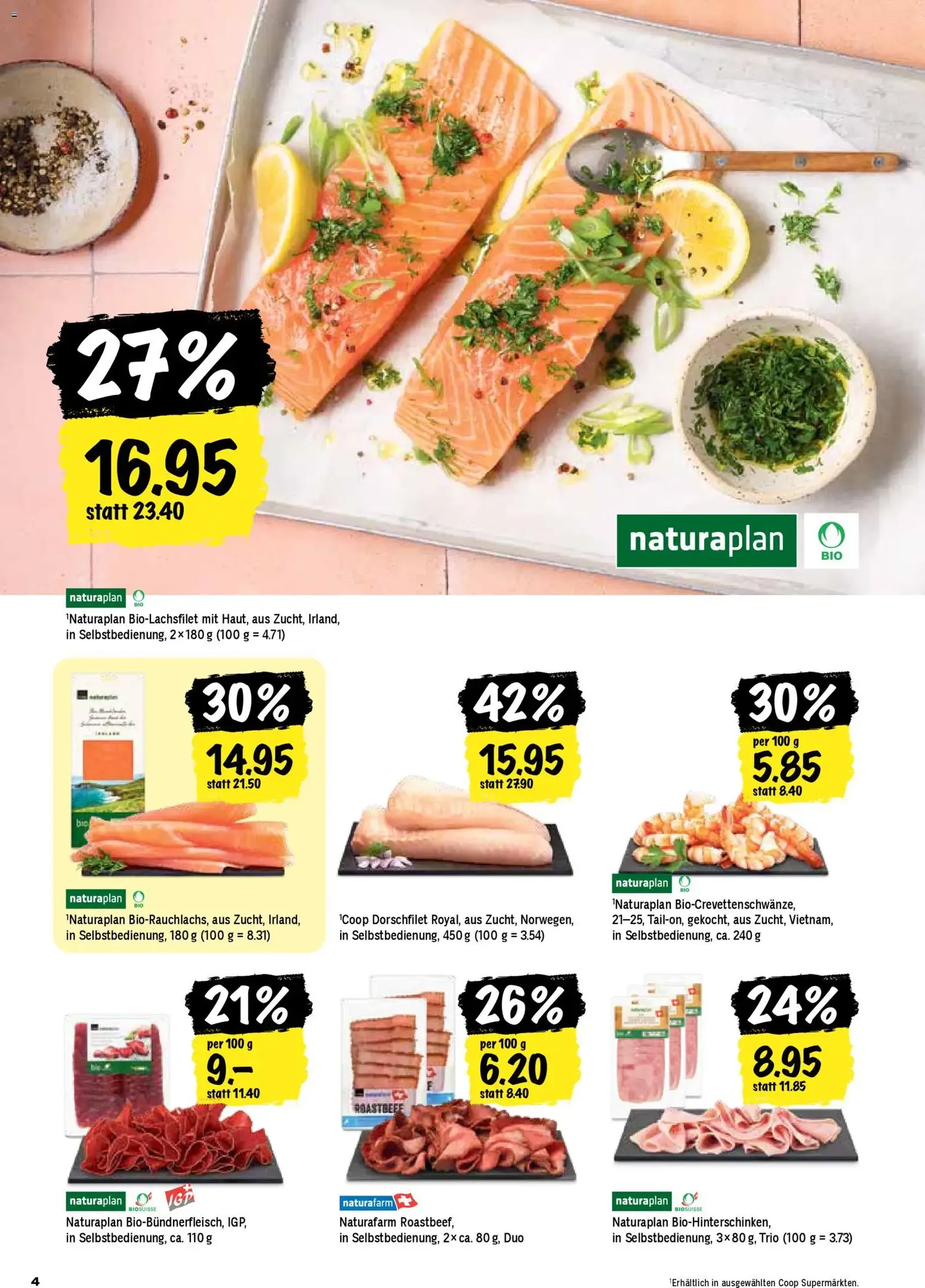 Coop Aktionen - Gültiger Prospekt ab 06.11.2025, Seite 4 von insgesamt 28