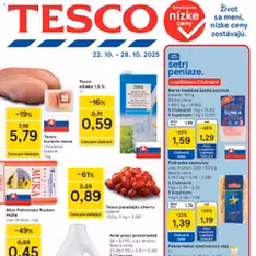 Tesco Hypermarket - leták - náhľad letáku platný od 22.10.2025