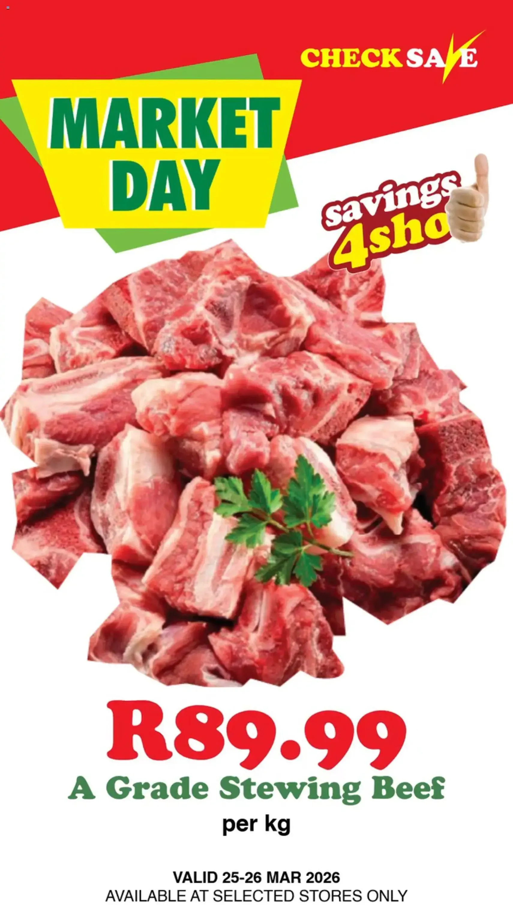 Check Save Market Day - valid flyer from 25/03/2026, page 16 of 16