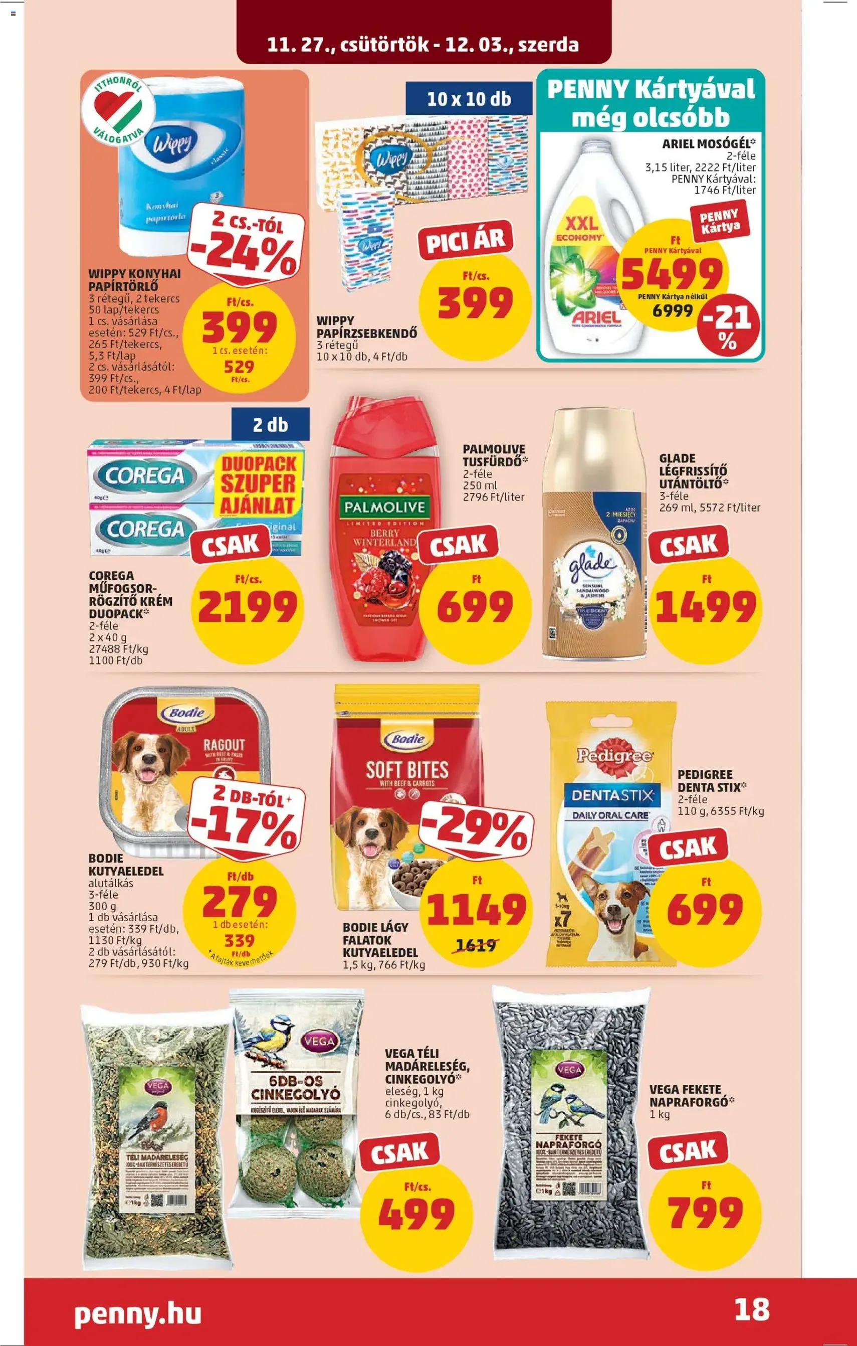 PENNY Akciós újság - 2025.11.27. érvényes szórólap 22 oldal 46 oldalból