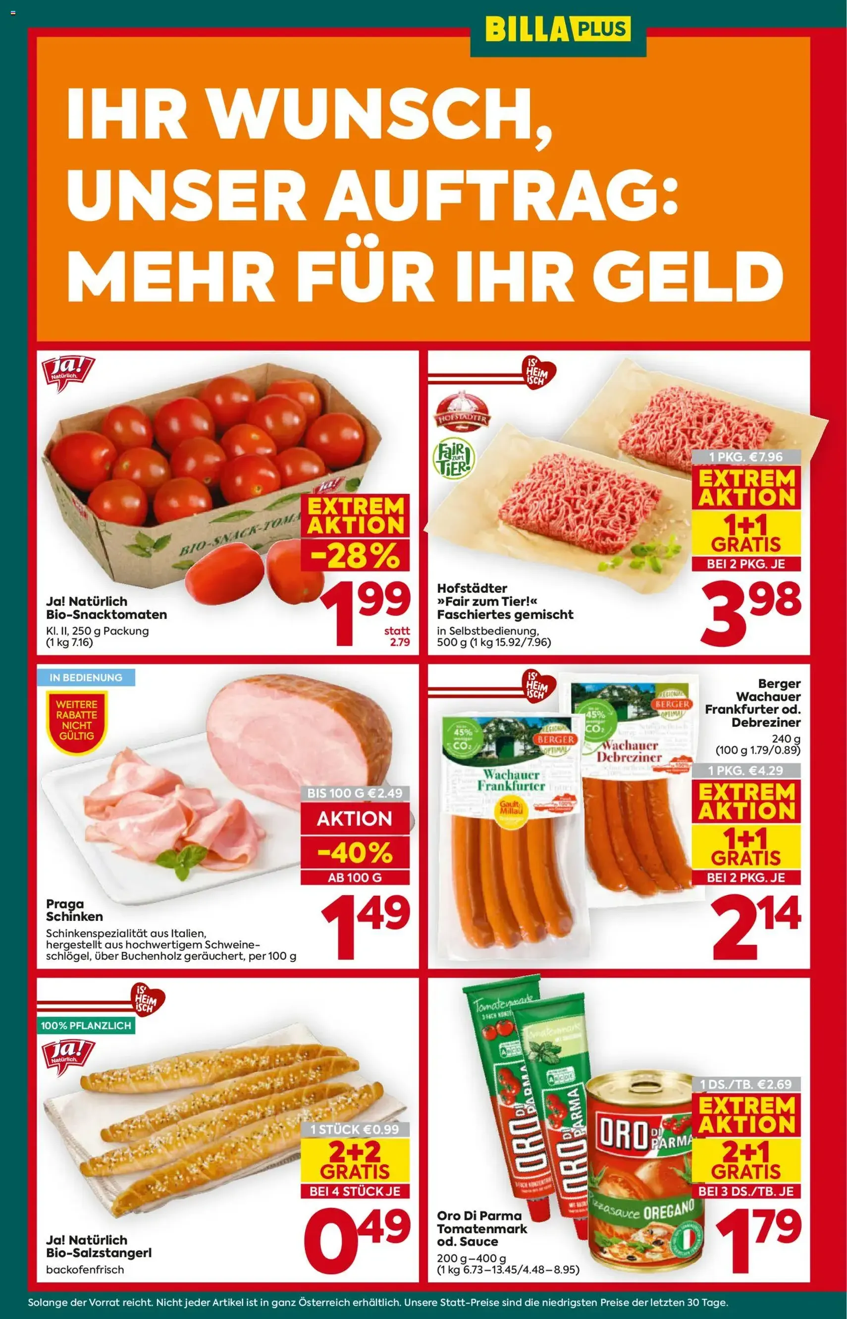 Billa Plus Flugblatt - Gültiger Prospekt ab 19.02.2026, Seite 4 von insgesamt 16