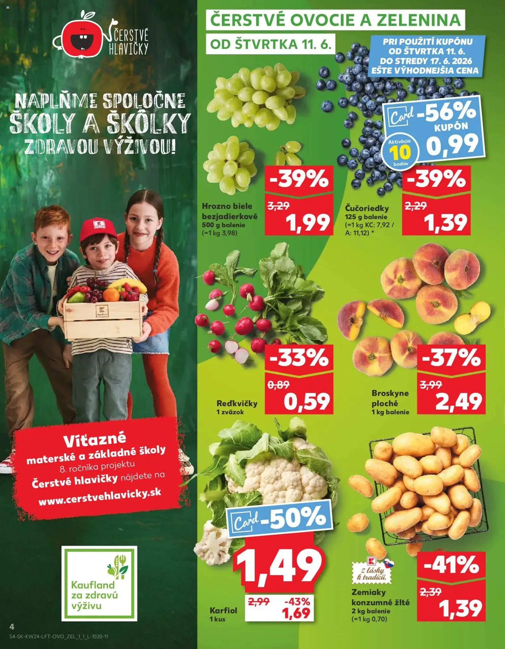 Kaufland leták - platný leták od 11.06.2026 strana 4 z 78