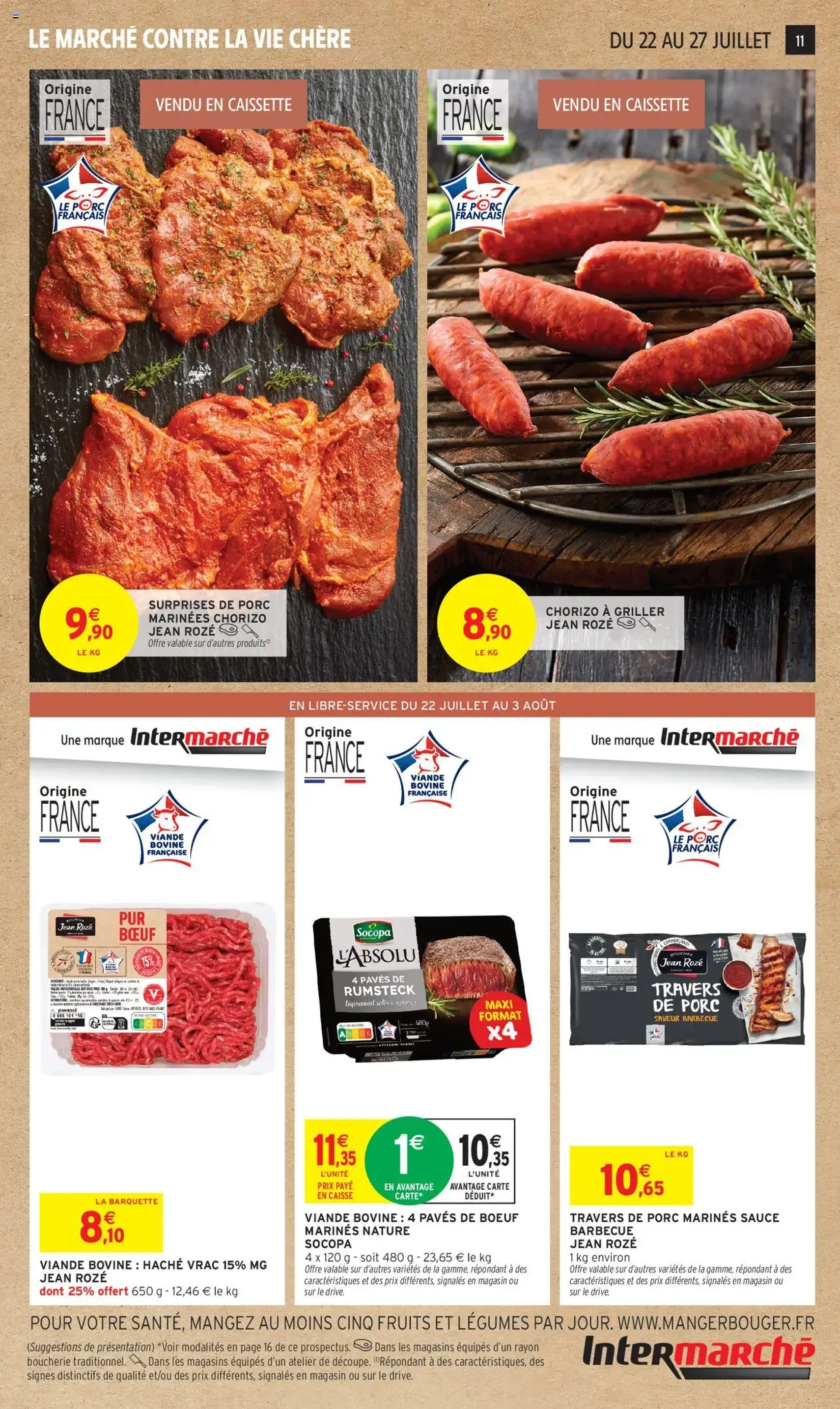 Intermarché catalogue semaine 29 - brochure valable à partir du 22/07/2025, page 11 sur 32