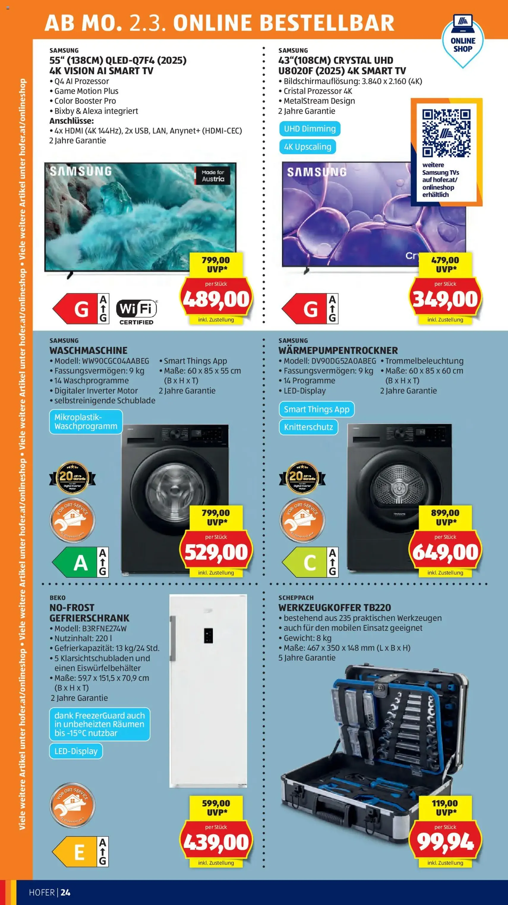 Hofer Flugblatt - Gültiger Prospekt ab 25.02.2026, Seite 28 von insgesamt 41