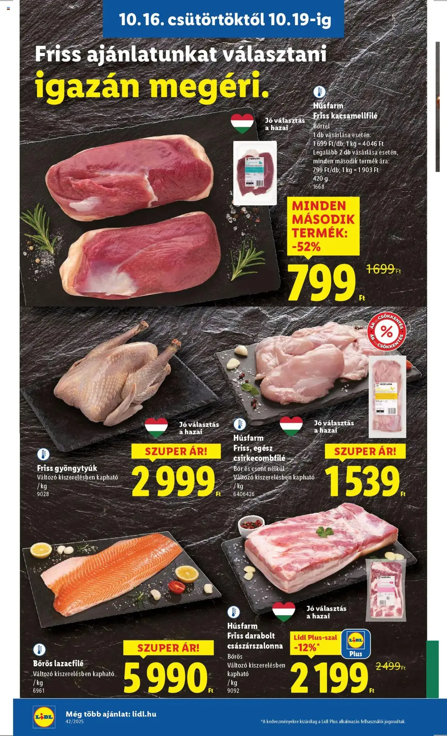 Lidl Akciós újság - 2025.10.16. érvényes szórólap 6 oldal 68 oldalból Lidl Akciós újság - 2025.10.16. érvényes szórólap 6 oldal 68 oldalból