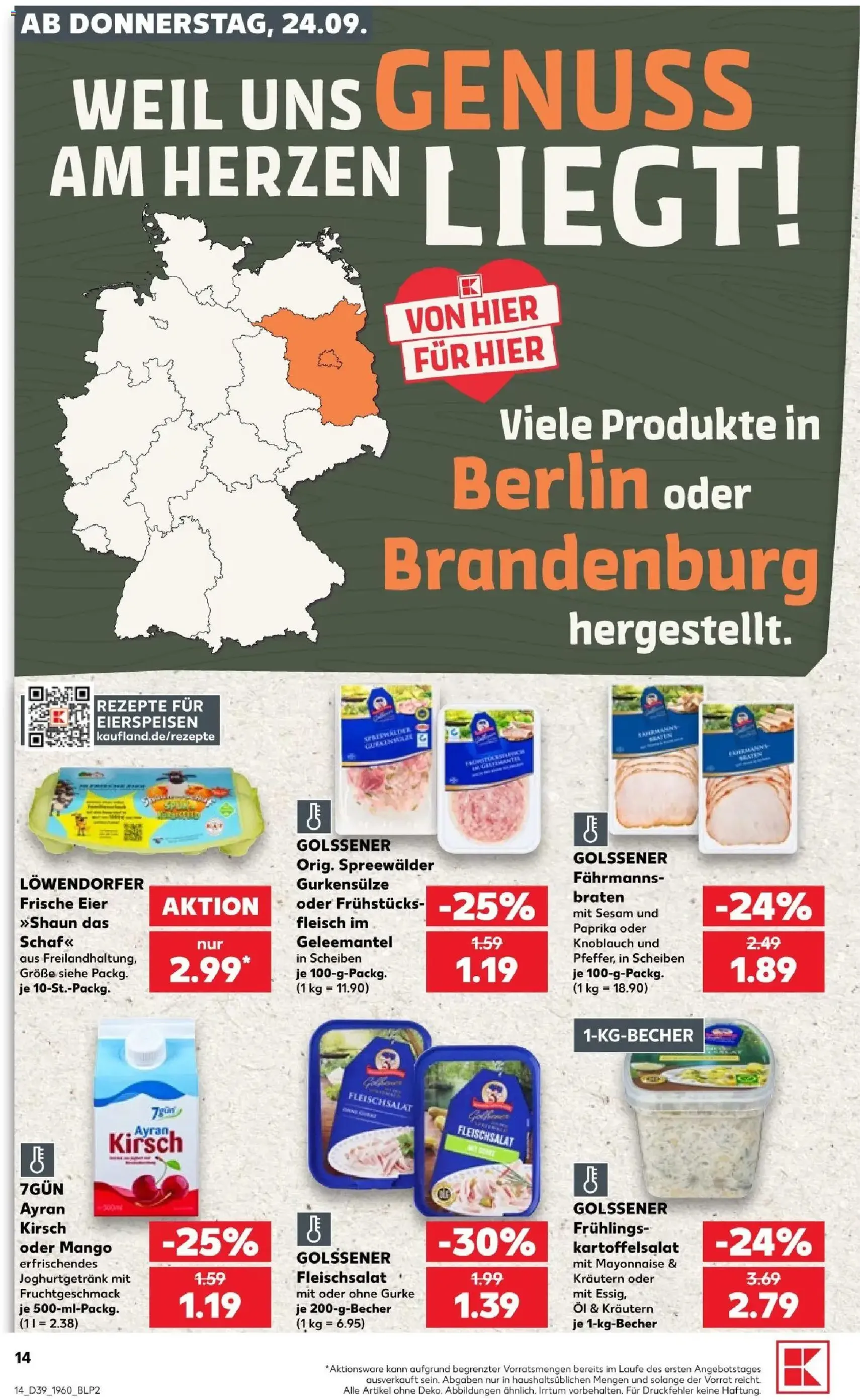 Kaufland Prospekt - Gültiger Prospekt ab 24.09.2026, Seite 14 von insgesamt 72