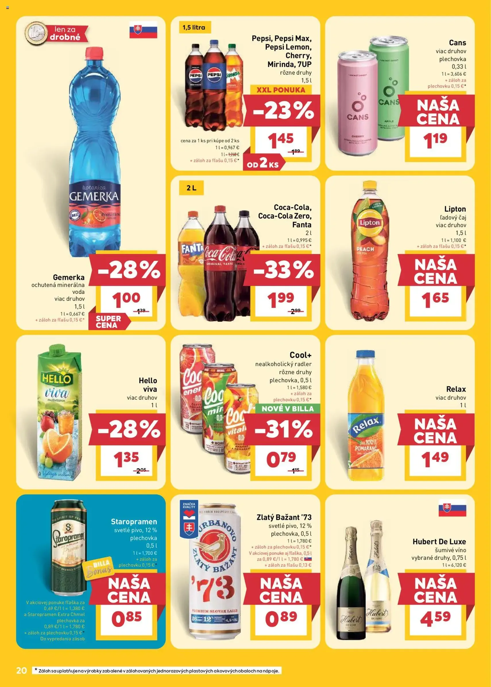 Billa leták - platný leták od 22.04.2026 strana 20 z 30