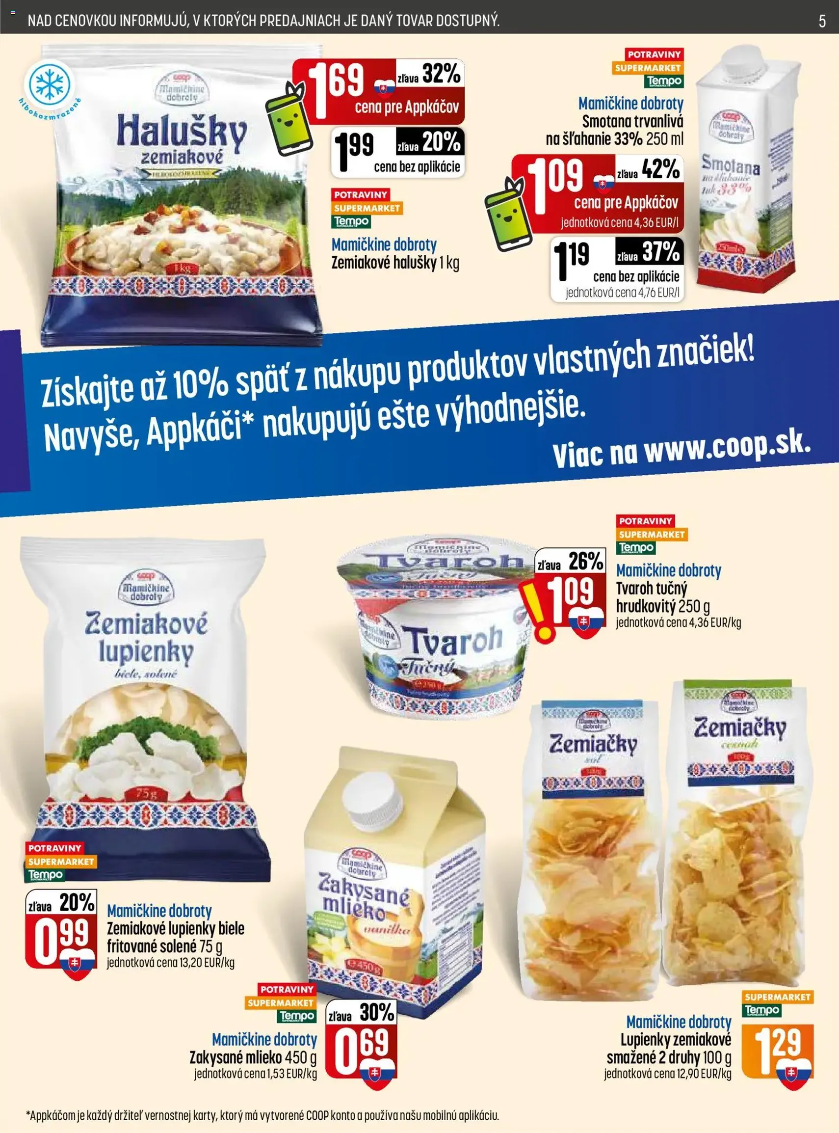 COOP Jednota leták - platný leták od 26.08.2026 strana 5 z 32