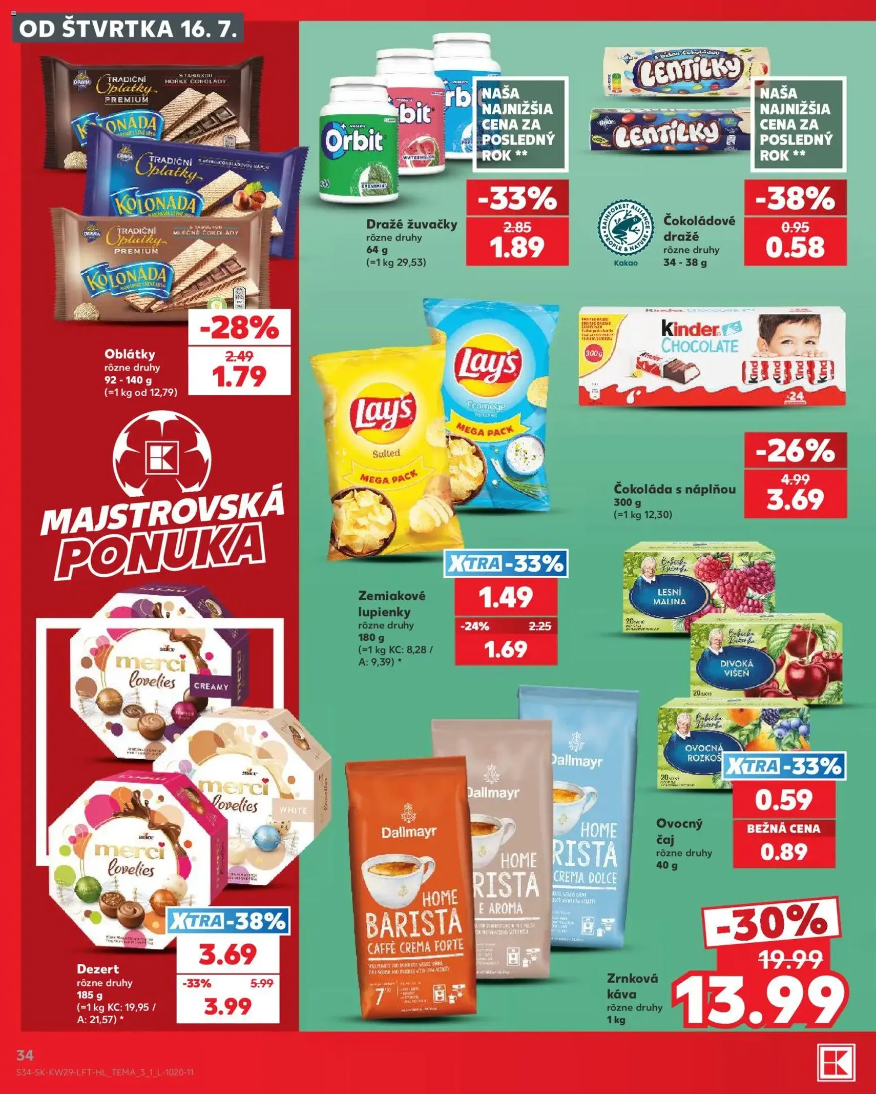 Kaufland leták - platný leták od 16.07.2026 strana 34 z 86