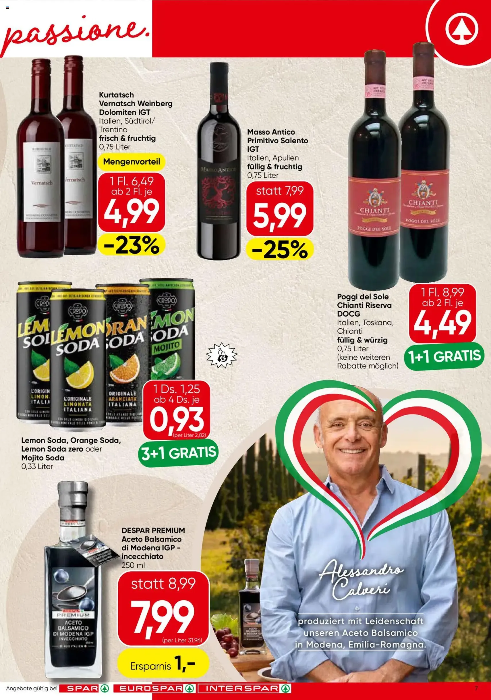 Spar - Flugblatt - Gültiger Prospekt ab 10.09.2026, Seite 7 von insgesamt 24