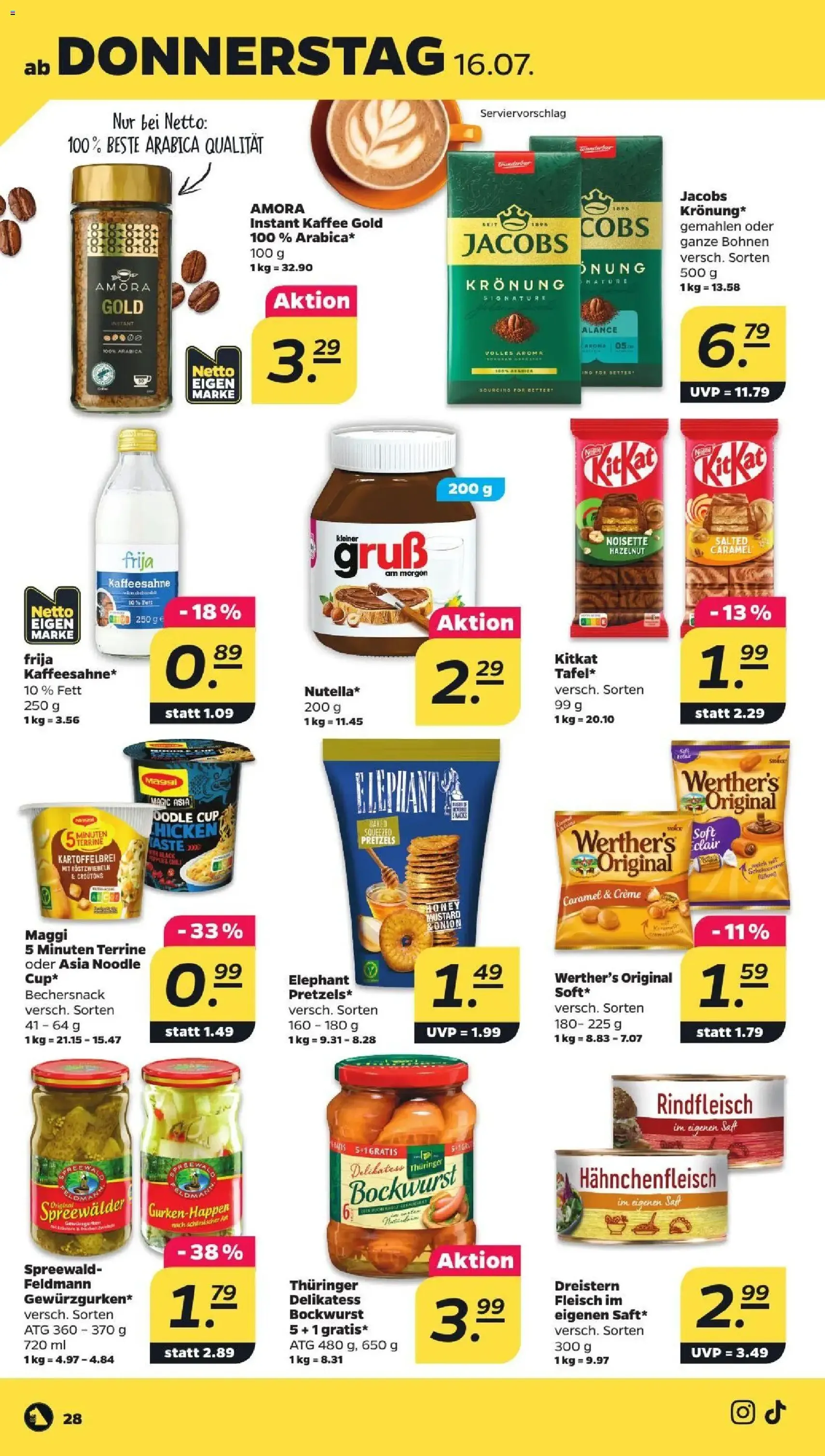 Netto Prospekt - Gültiger Prospekt ab 13.07.2026, Seite 32 von insgesamt 36