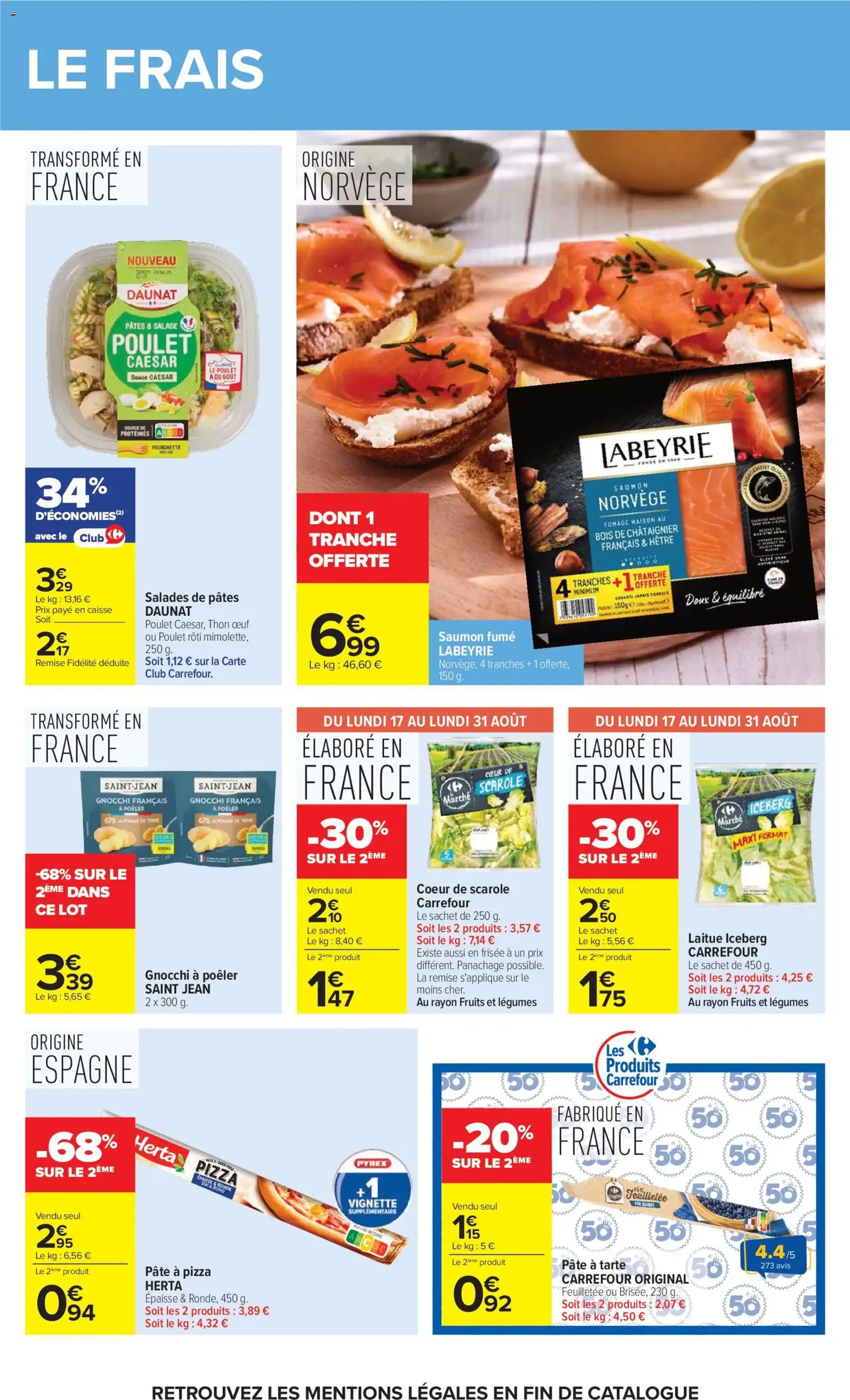 Carrefour Vos promos du quotidien - brochure valable à partir du 17/08/2026, page 28 sur 84