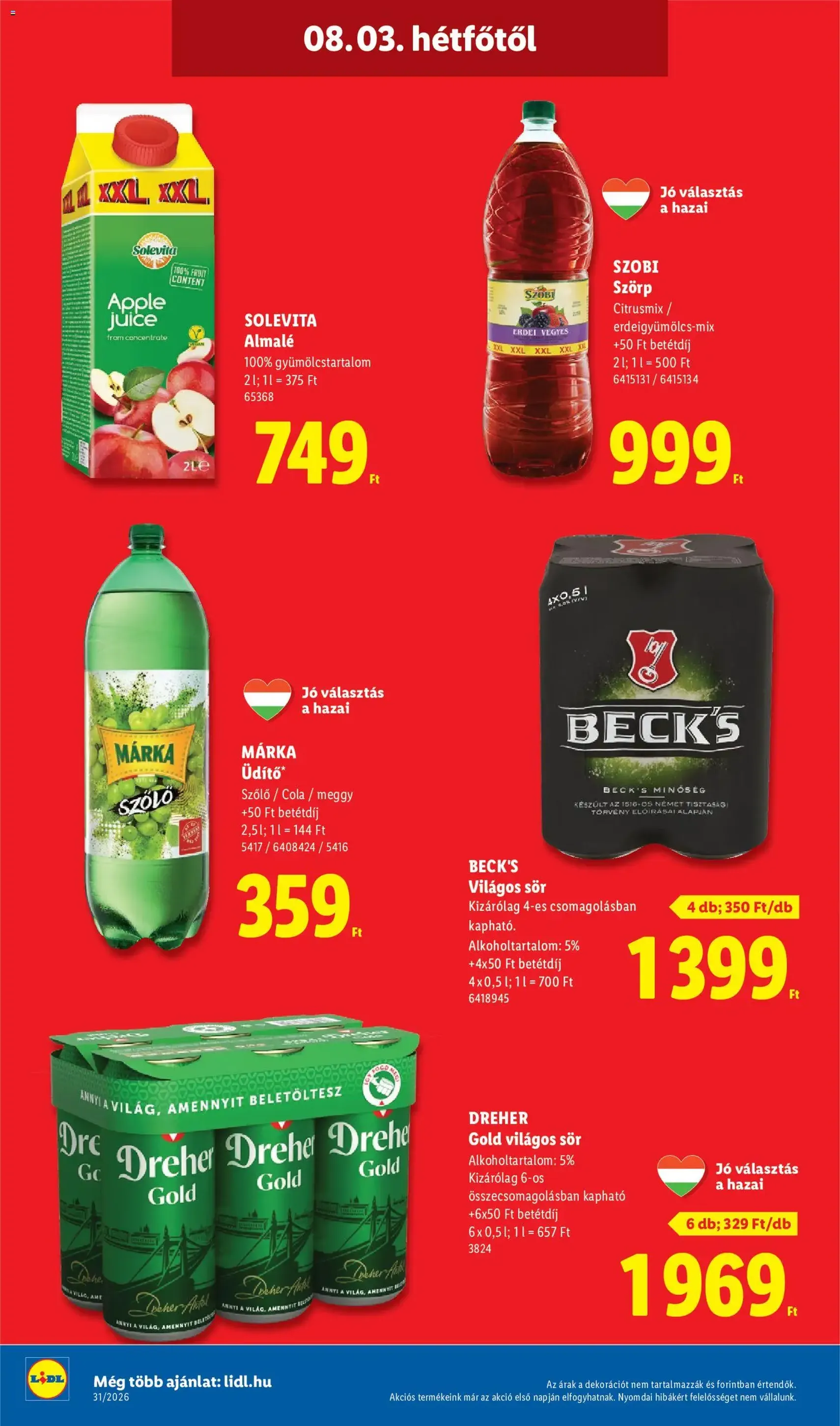 Lidl akciós újság - 2026.07.30. érvényes szórólap 56 oldal 58 oldalból