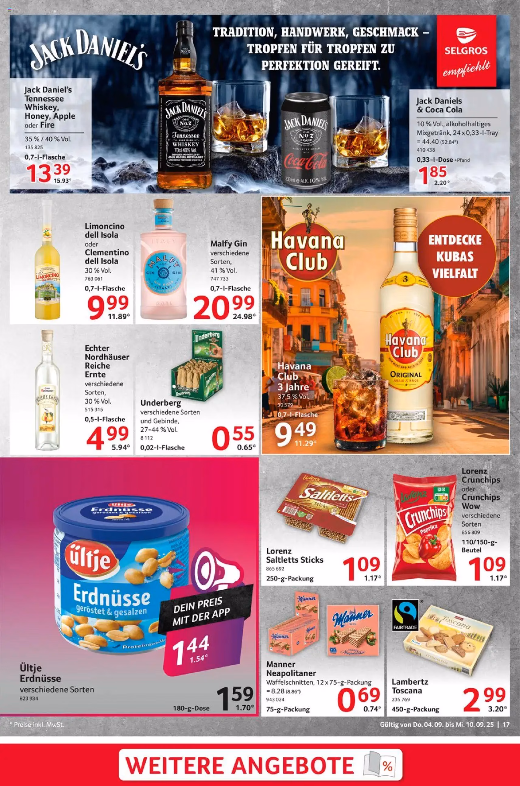 Selgros Prospekt - Gültiger Prospekt ab 04.09.2025, Seite 17 von insgesamt 36 Selgros Prospekt - Gültiger Prospekt ab 04.09.2025, Seite 17 von insgesamt 36