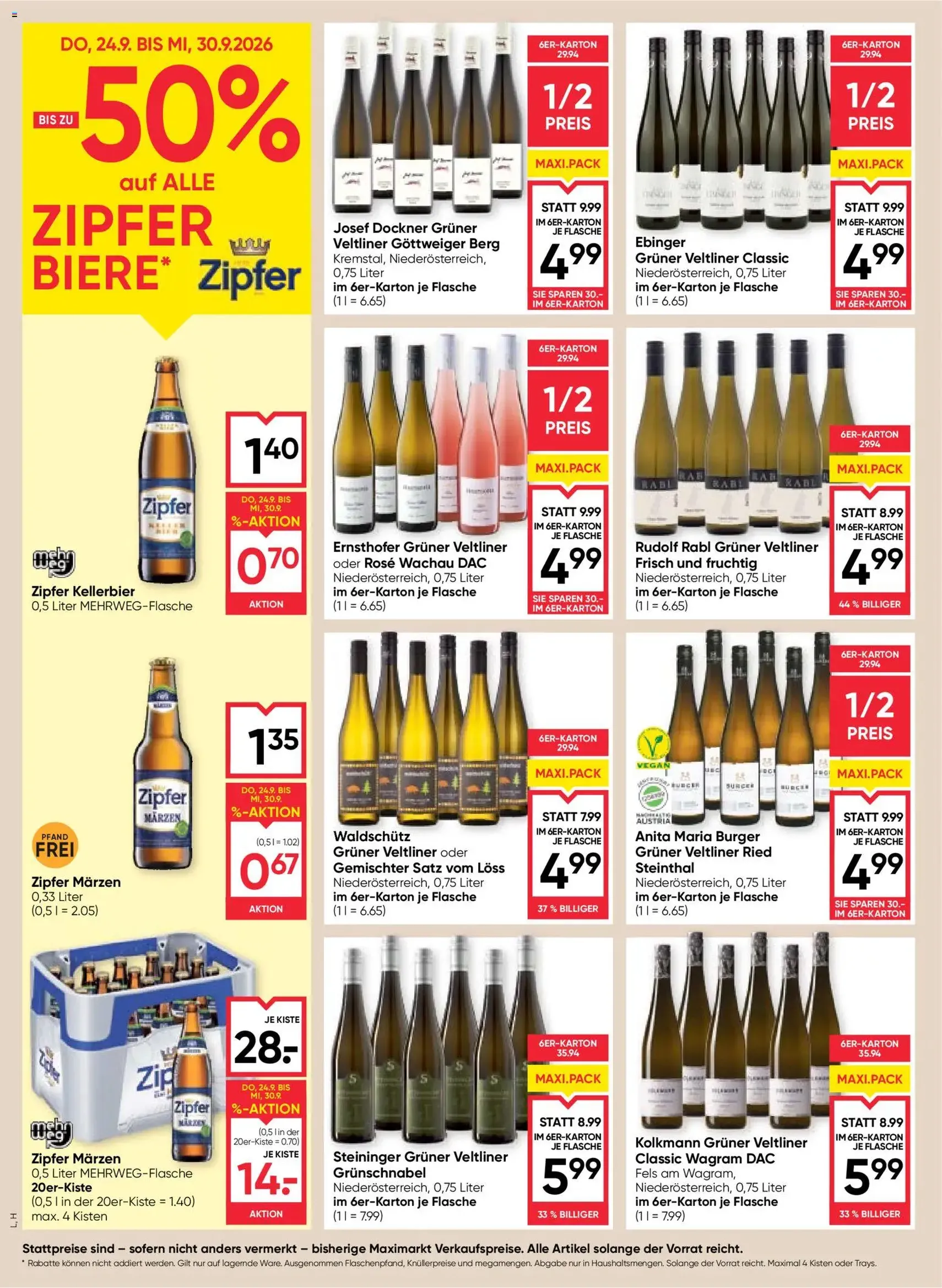 Maximarkt Flugblatt - Gültiger Prospekt ab 24.09.2026, Seite 14 von insgesamt 28
