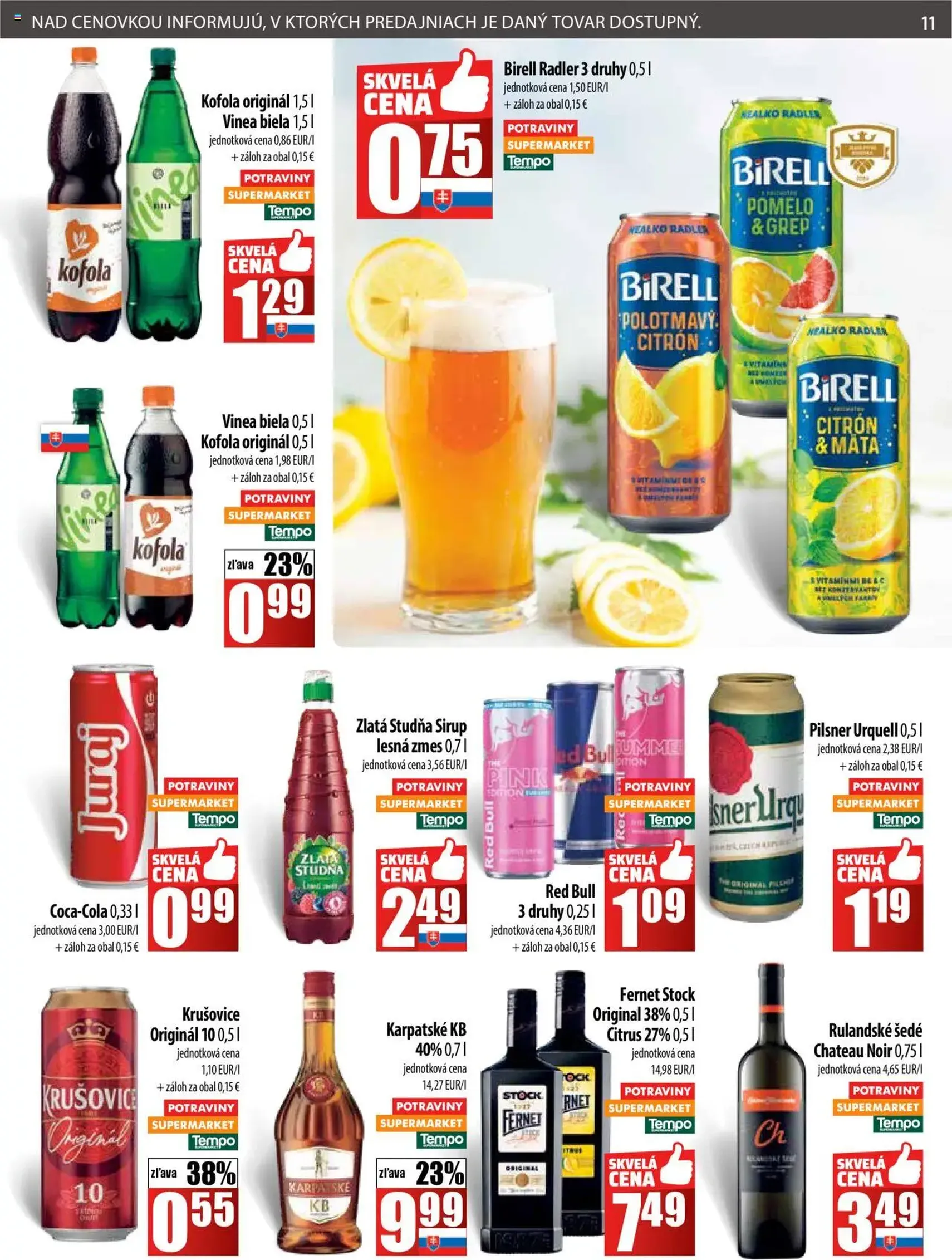 COOP Jednota leták - platný leták od 07.08.2025 strana 11 z 28 COOP Jednota leták - platný leták od 07.08.2025 strana 11 z 28