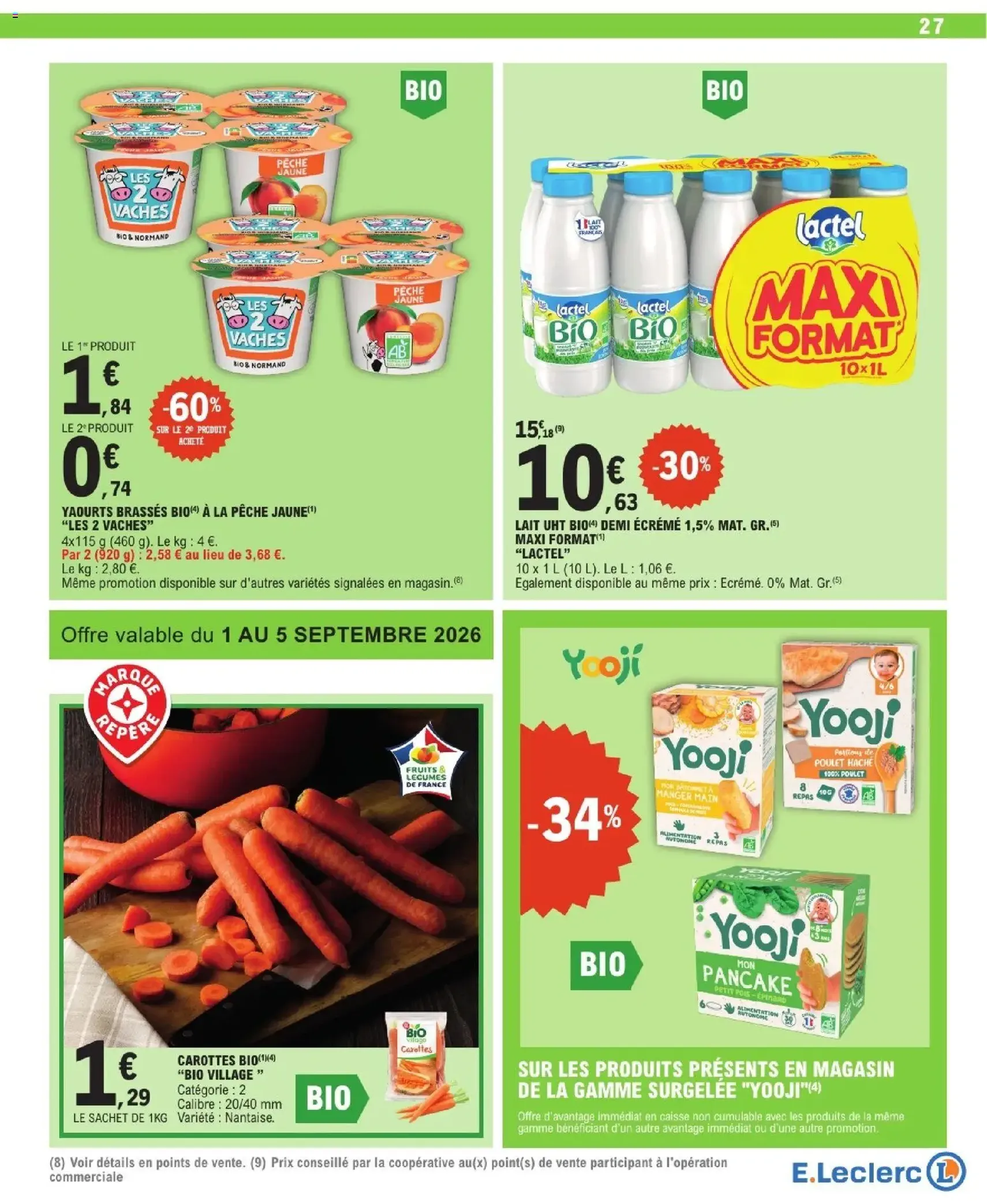 E.Leclerc catalogue - brochure valable à partir du 01/09/2026, page 27 sur 56