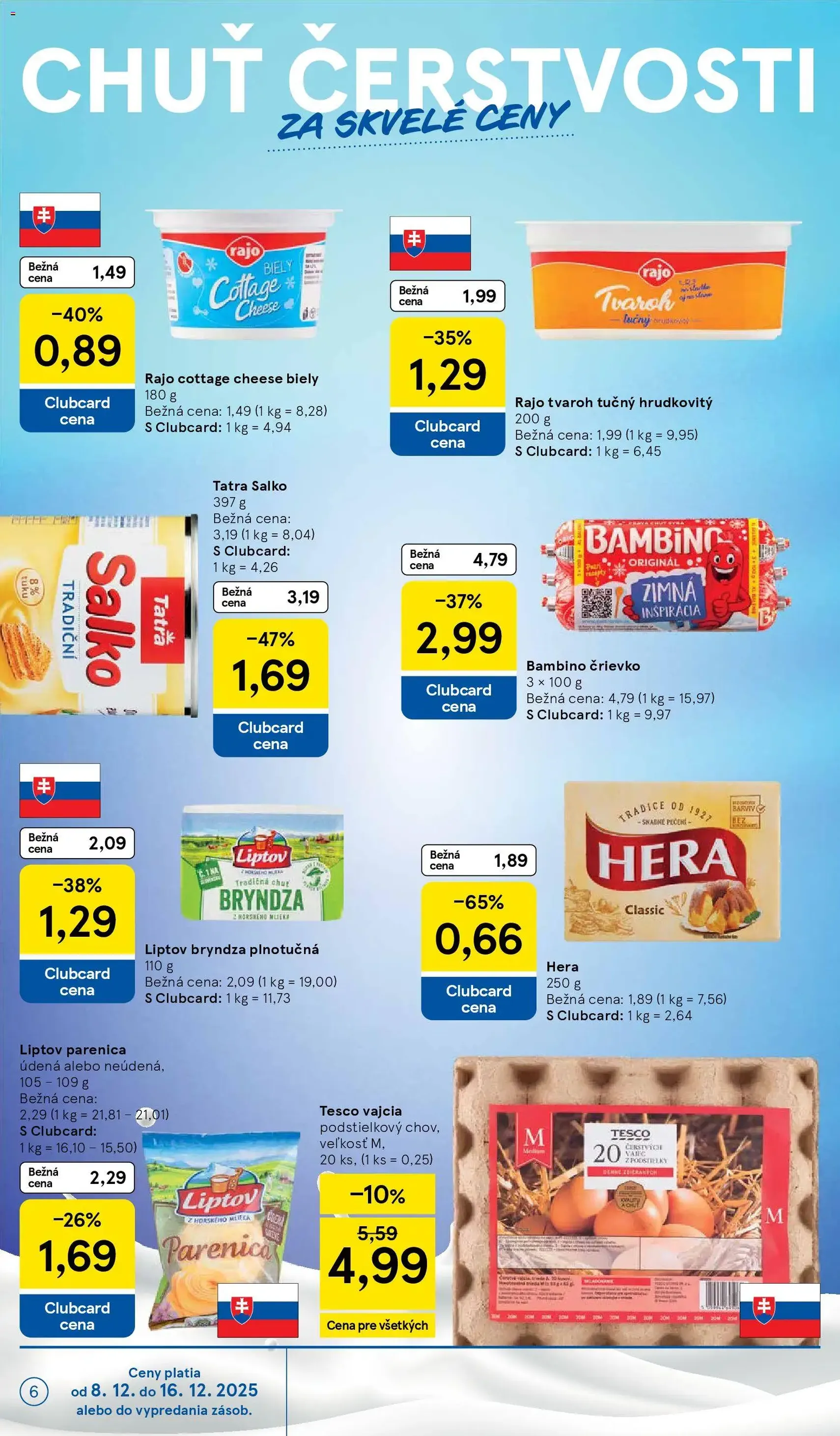 Tesco Hypermarket - leták - platný leták od 08.12.2025 strana 6 z 49