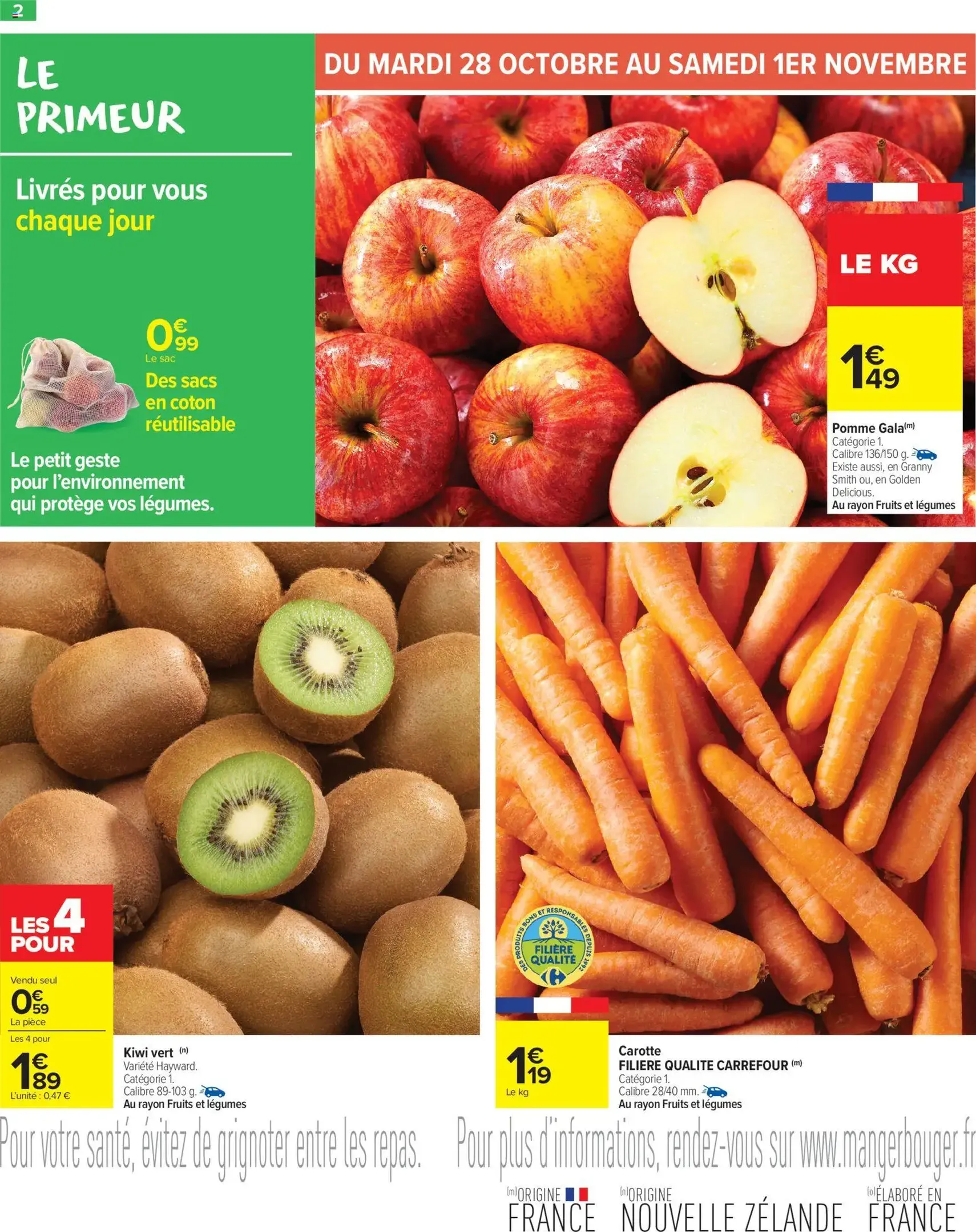 Carrefour Market catalogue semaine 44 - brochure valable à partir du 28/10/2025, page 4 sur 14